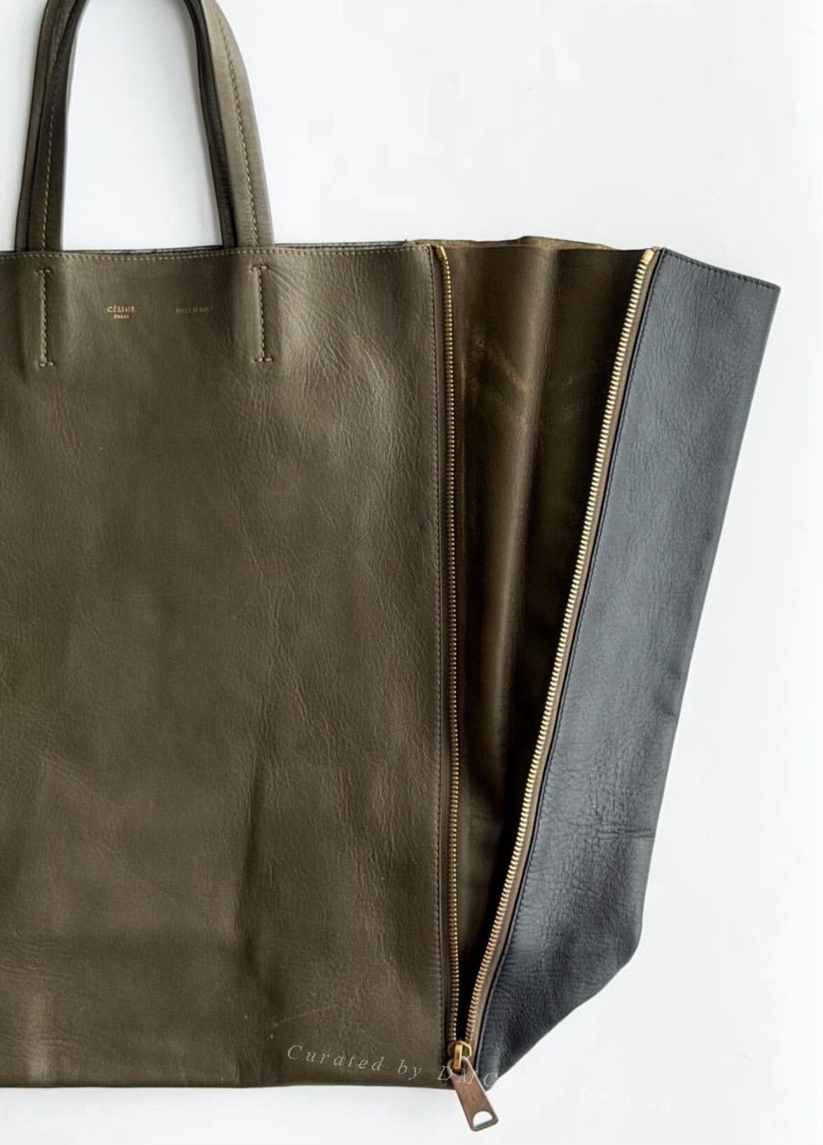 Celine Vintage Celine Phoebe Philo Vertical Cabas Tote Size ONE SIZE - 4 Thumbnail