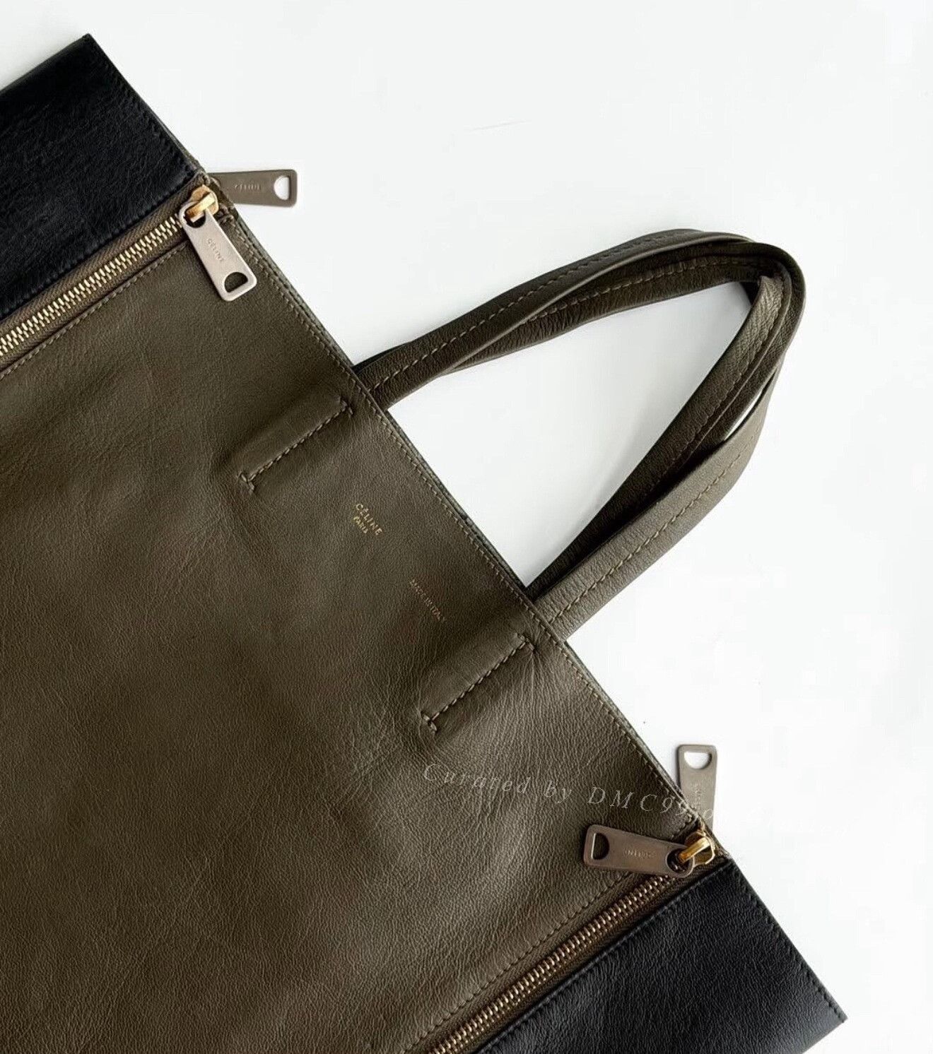Celine Vintage Celine Phoebe Philo Vertical Cabas Tote Size ONE SIZE - 7 Thumbnail