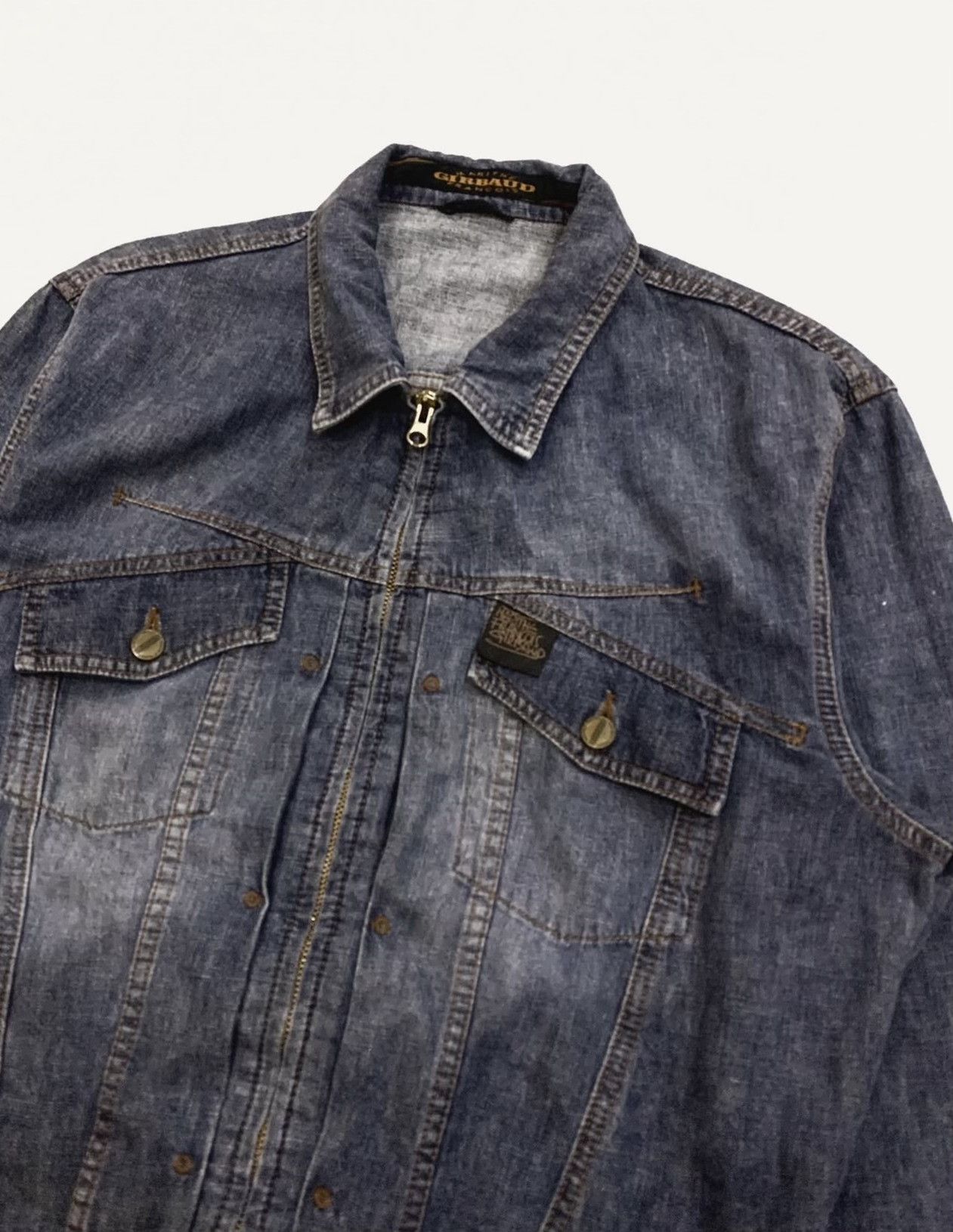 Vintage Vintage 1990s Marithé François Girbaud Zip-up Trucker Jacket Size US M / EU 48-50 / 2 - 3 Thumbnail