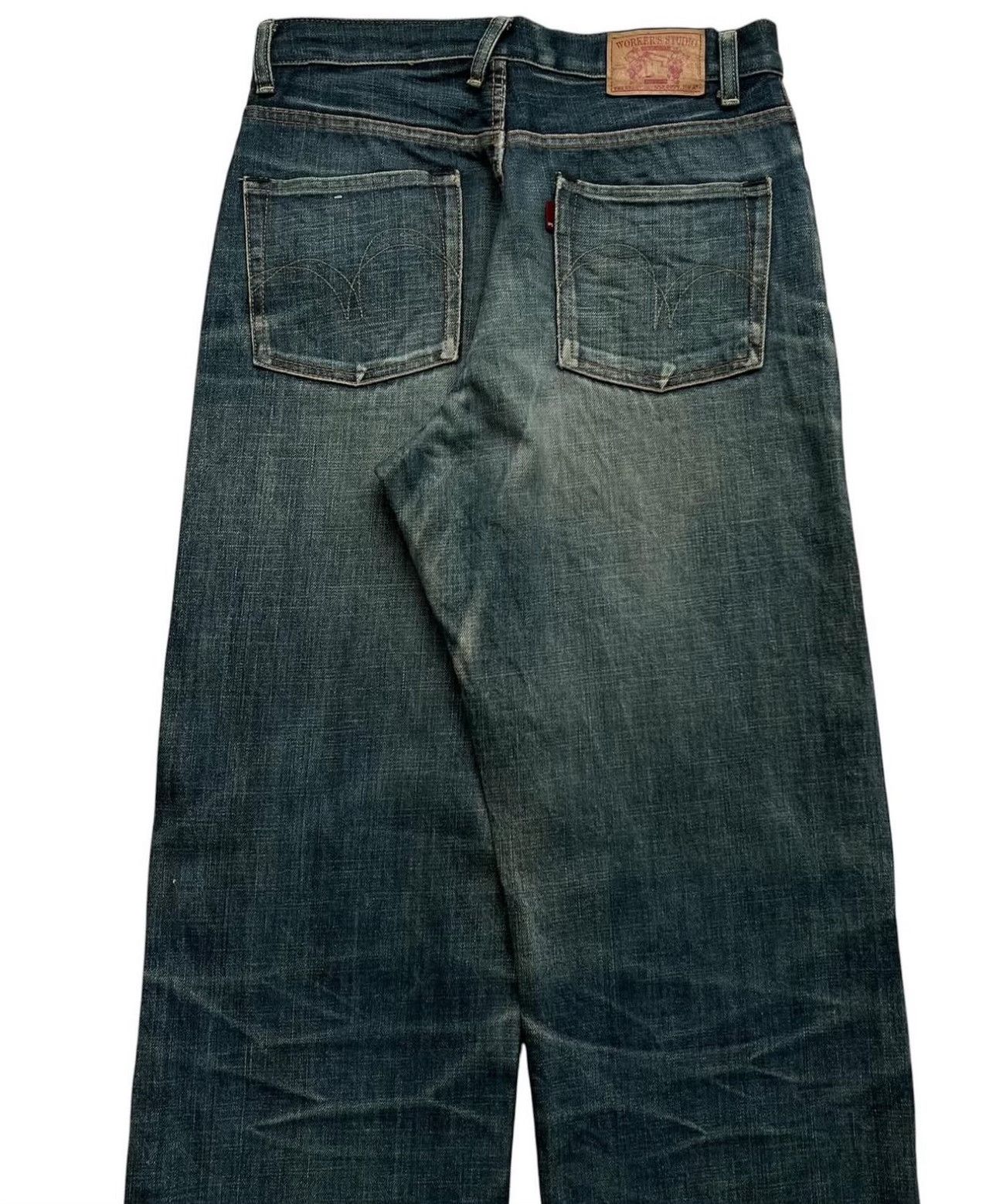 Vintage 2000s Workers Studio Japan Selvedge Denim Pants Size US 30 / EU 46 - 6 Thumbnail