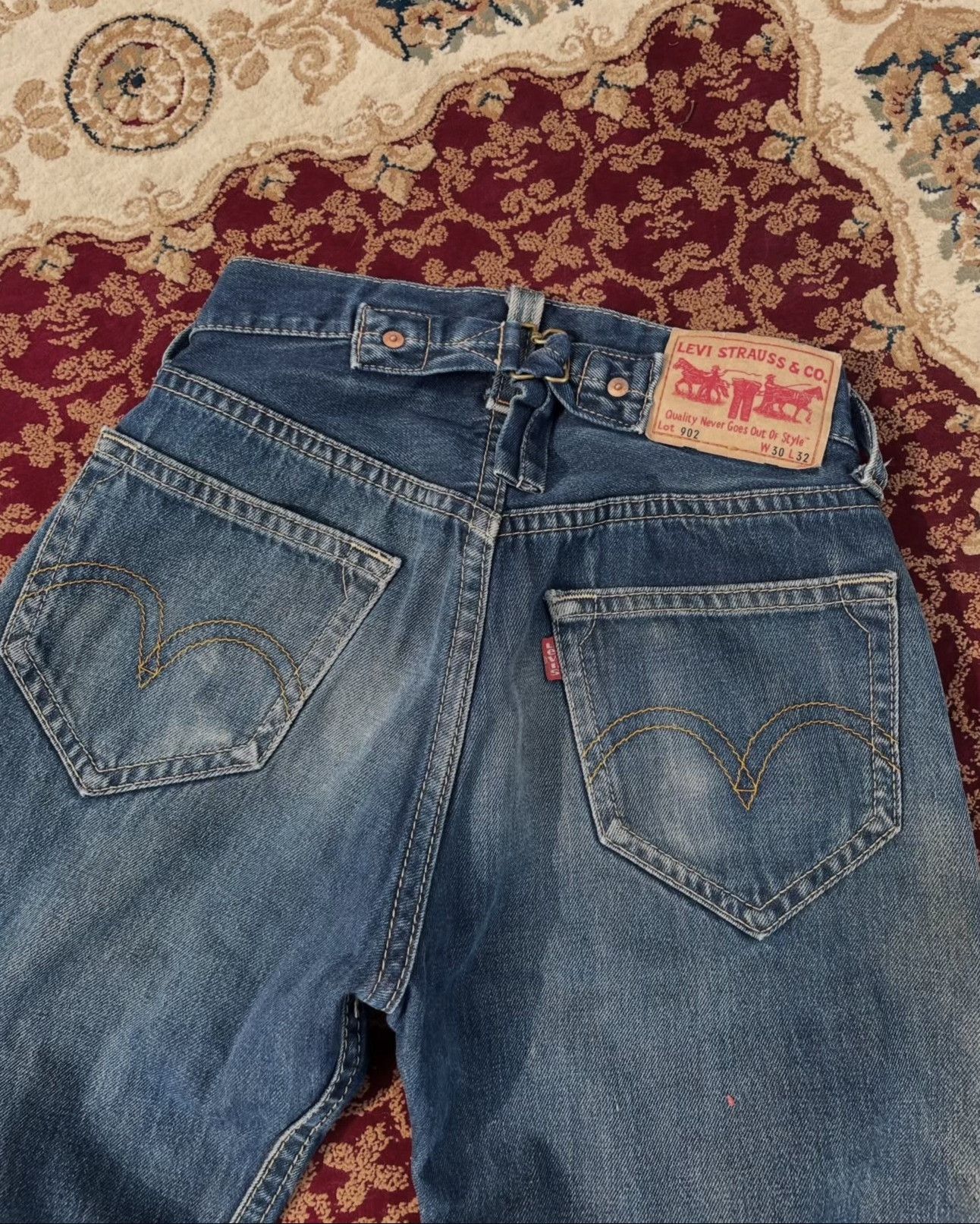 Levi's Vintage 2000s Levi's 902 Denim Pants Size US 30 / EU 46 - 2 Thumbnail