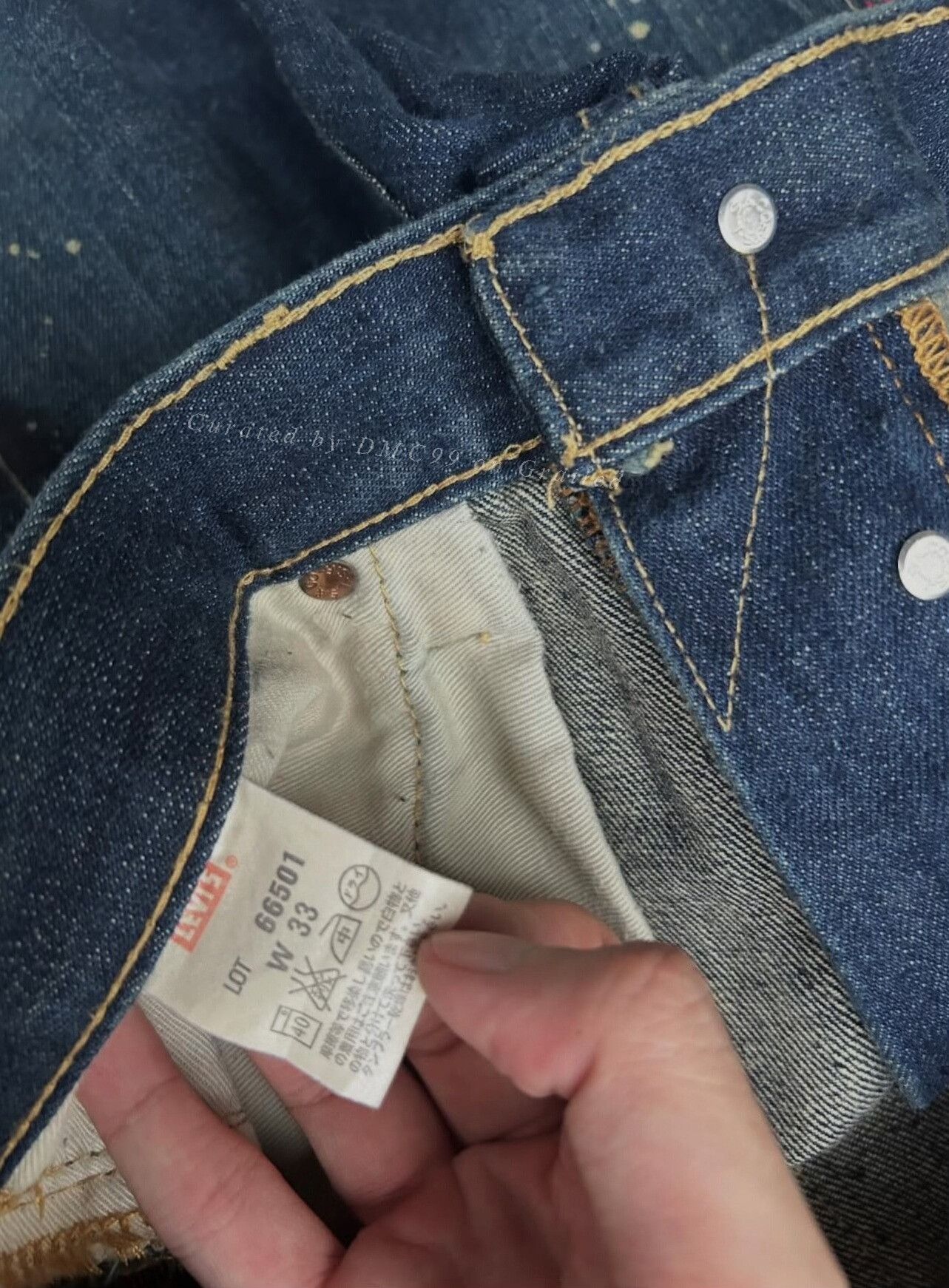 Levi's Vintage Levis 501XX LVC 1966 Big E Jeans Size US 35 - 7 Thumbnail
