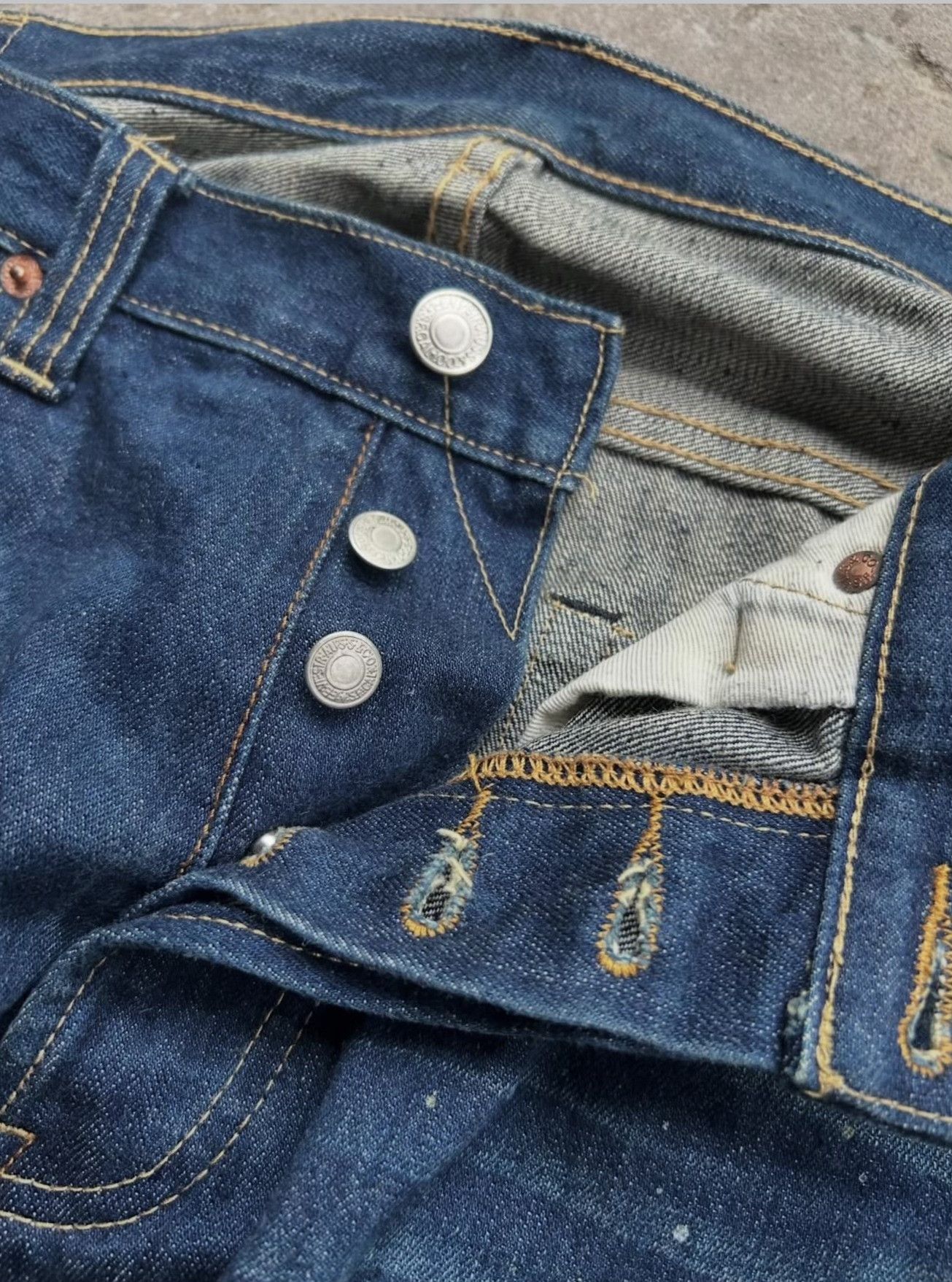 Levi's Vintage Levis 501XX LVC 1966 Big E Jeans Size US 35 - 4 Thumbnail
