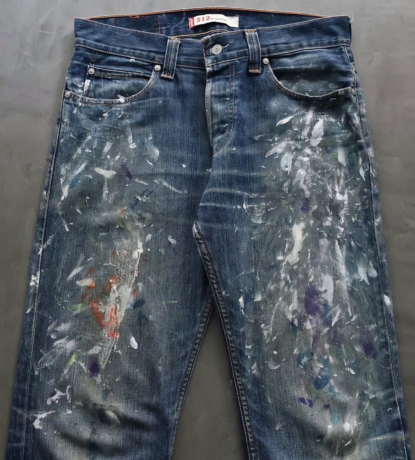 Levi's Vintage Levis 512 Distressed Denim Pants Size US 36 / EU 52 - 4 Thumbnail