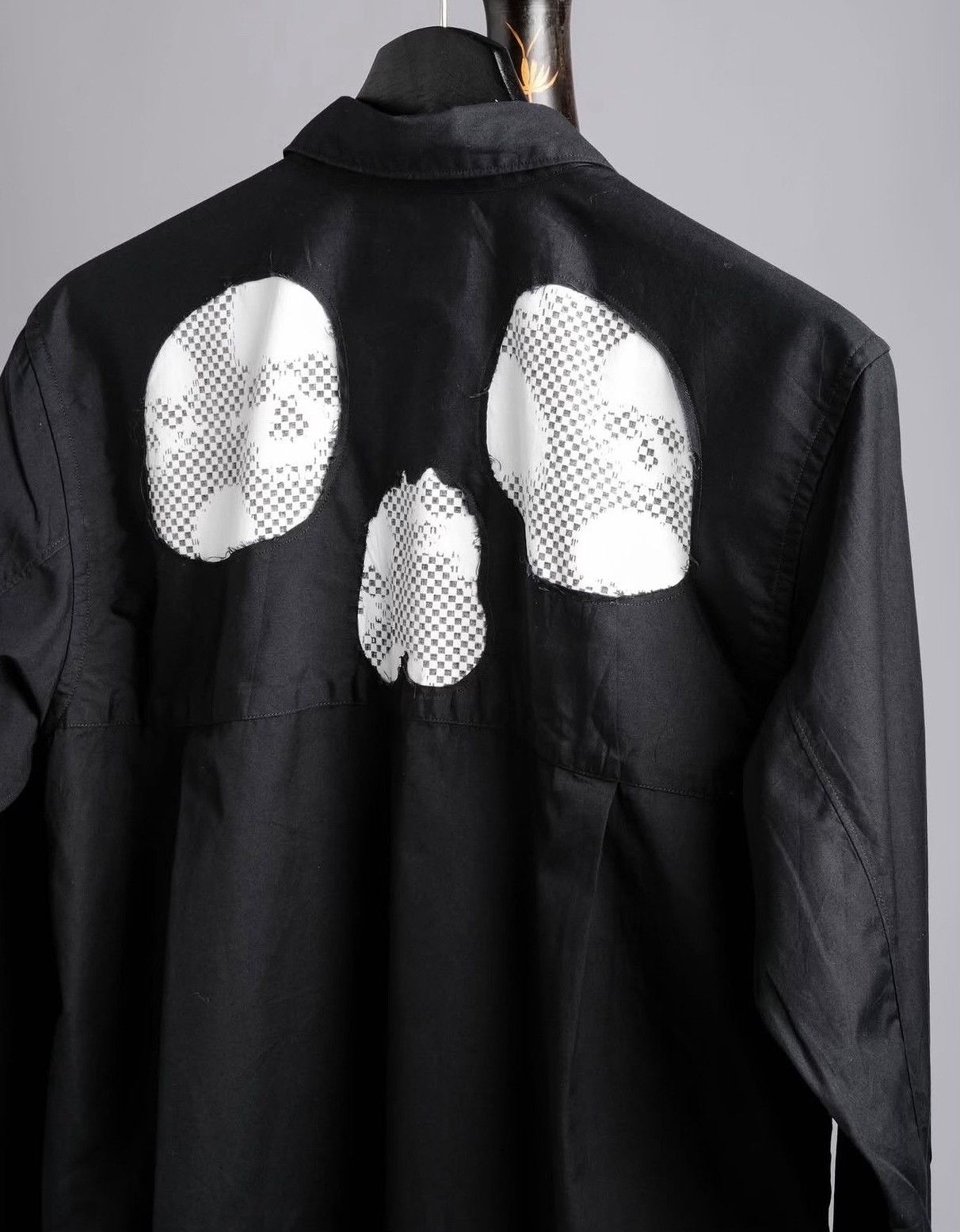 Comme des Garcons Vintage CDG Homme Plus SS2011 Skull Shirt Size US M / EU 48-50 / 2 - 3 Thumbnail