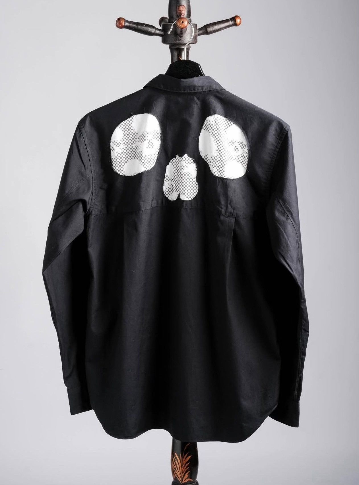 Comme des Garcons Vintage CDG Homme Plus SS2011 Skull Shirt Size US M / EU 48-50 / 2 - 6 Thumbnail