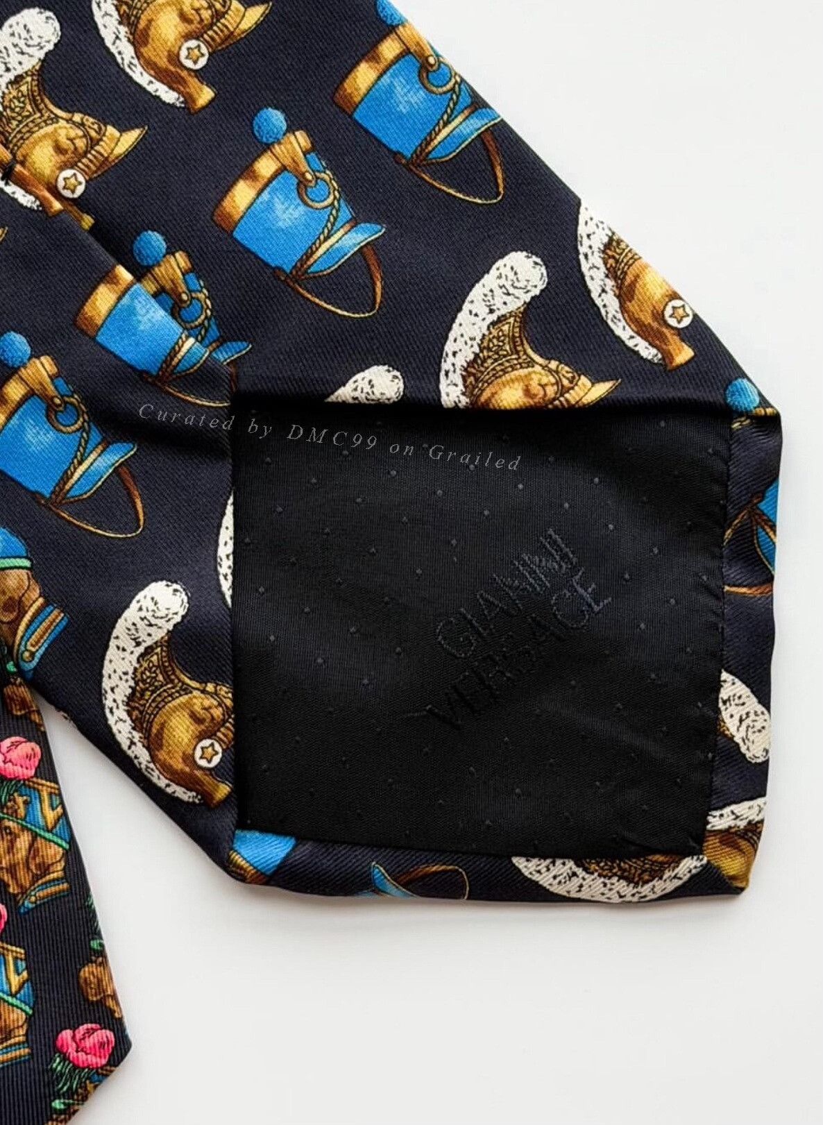 Versace Vintage Versace SS1996 Silk Necktie Size ONE SIZE - 5 Thumbnail