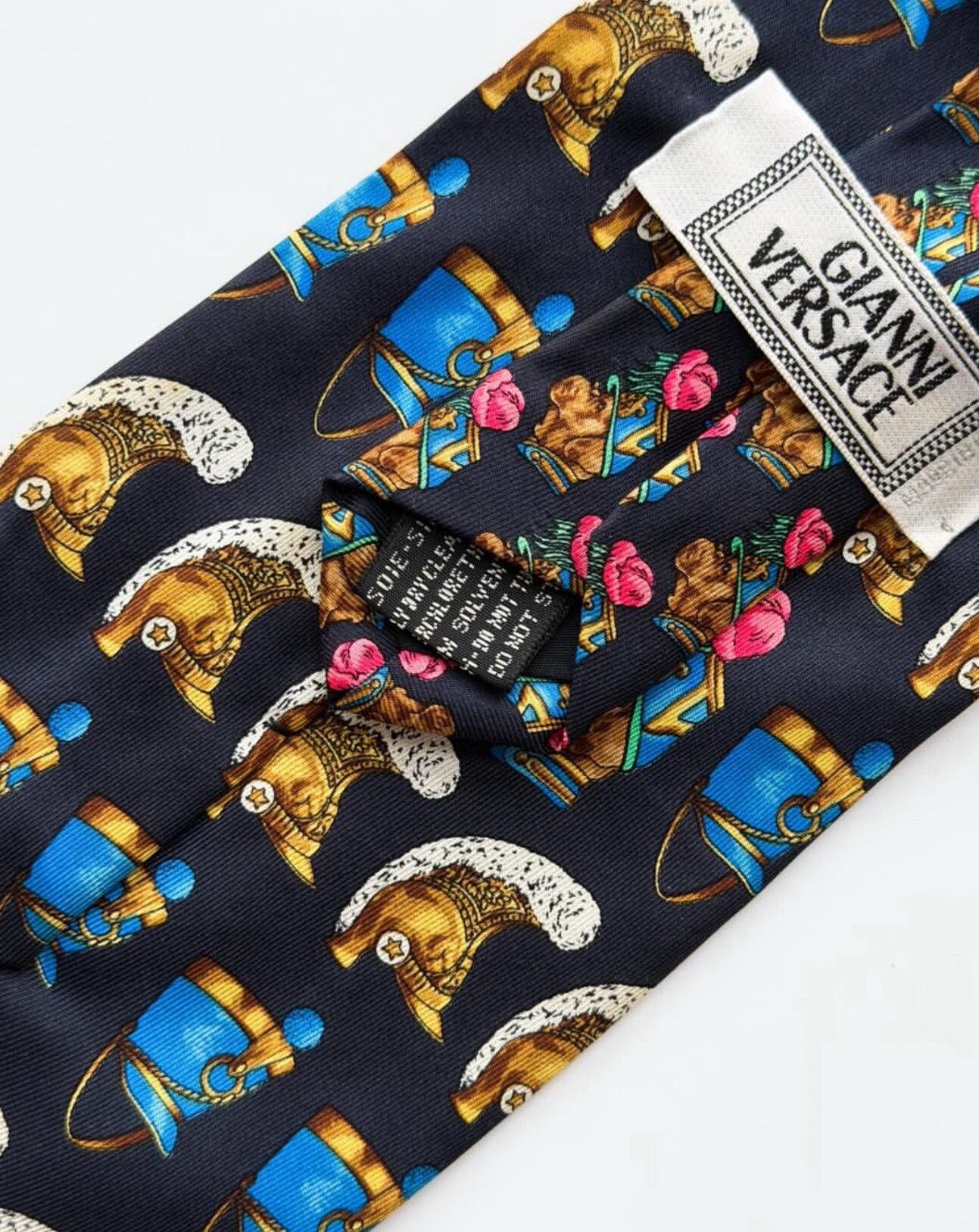 Versace Vintage Versace SS1996 Silk Necktie Size ONE SIZE - 8 Thumbnail
