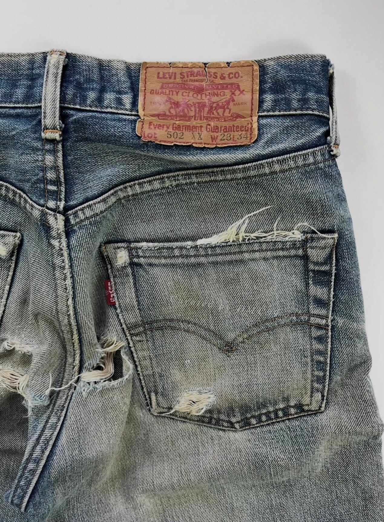 Levi's Vintage 2000s Levi's 502 Denim Pants Size US 28 / EU 44 - 6 Thumbnail