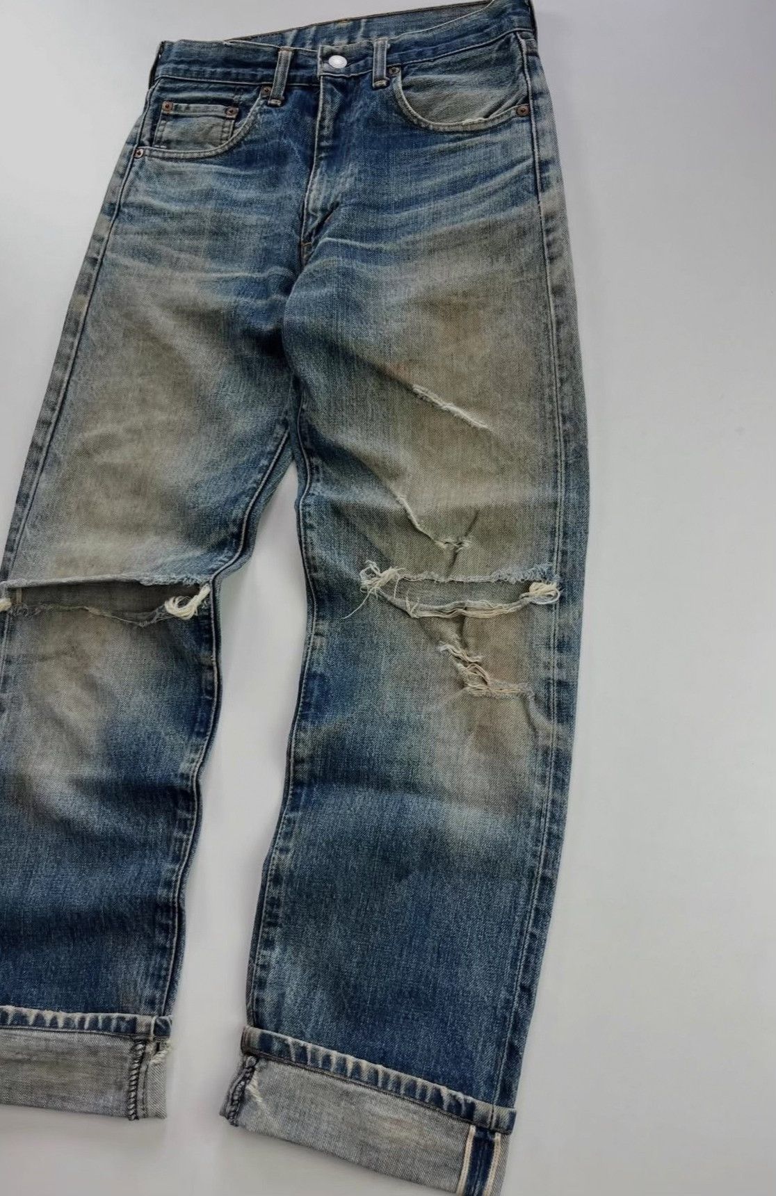 Levi's Vintage 2000s Levi's 502 Denim Pants Size US 28 / EU 44 - 2 Thumbnail