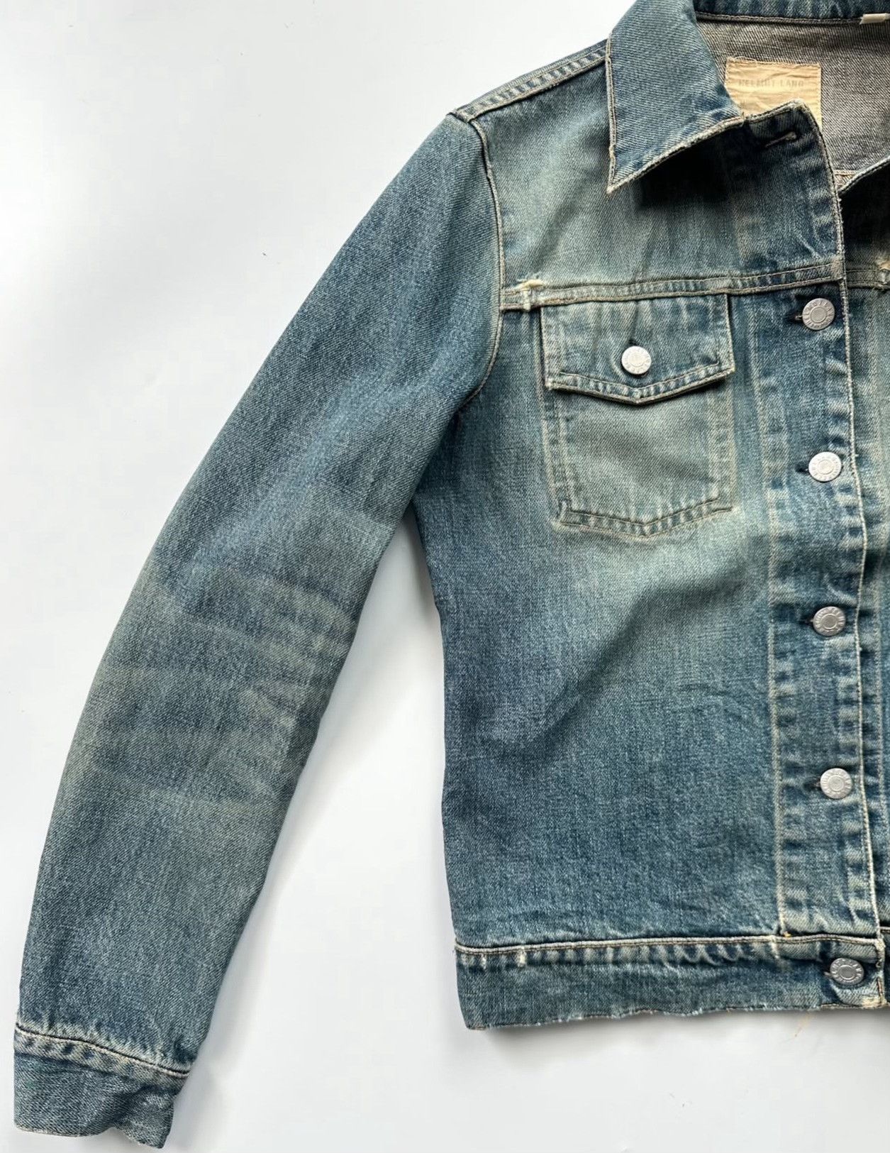 Helmut Lang 1999 Helmut Lang Faded Denim Jacket Size S / US 4 / IT 40 - 6 Thumbnail