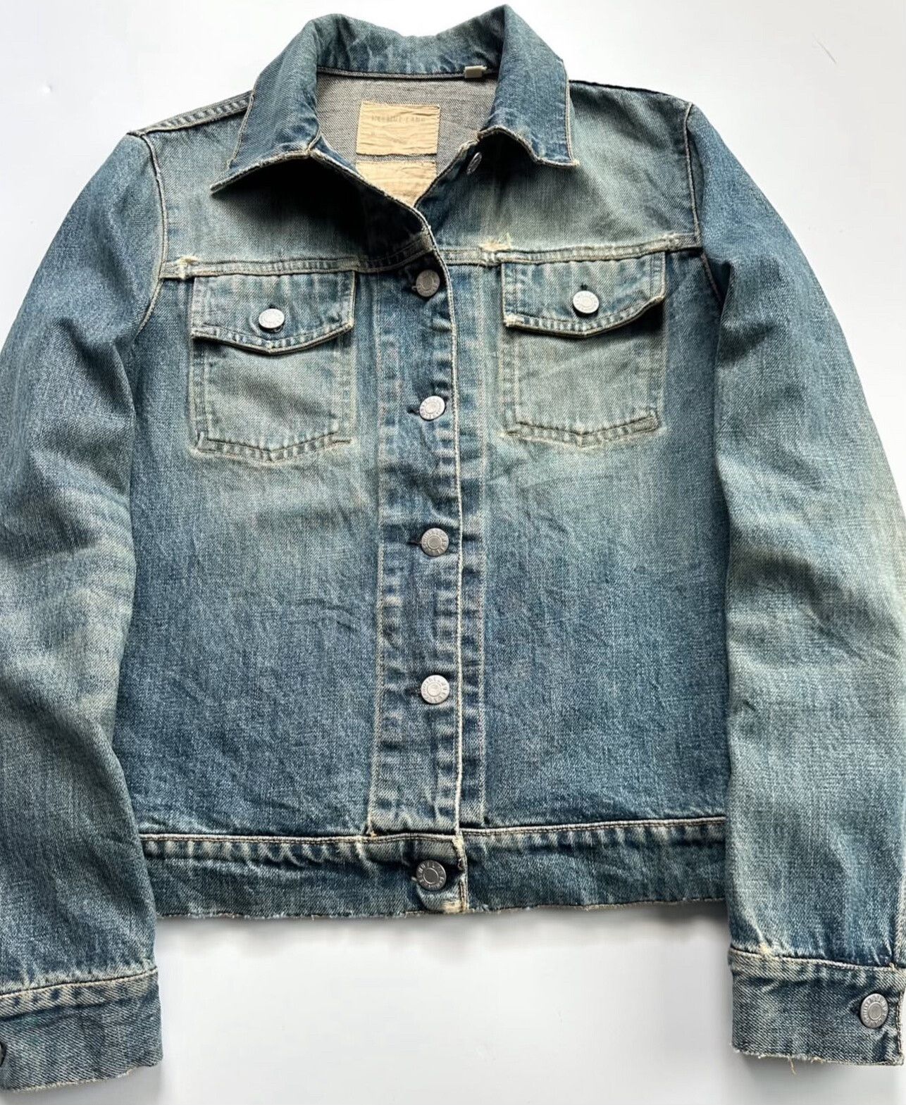 Helmut Lang 1999 Helmut Lang Faded Denim Jacket Size S / US 4 / IT 40 - 5 Thumbnail