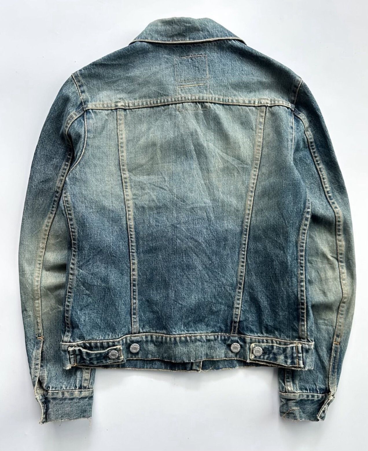 Helmut Lang 1999 Helmut Lang Faded Denim Jacket Size S / US 4 / IT 40 - 2 Thumbnail