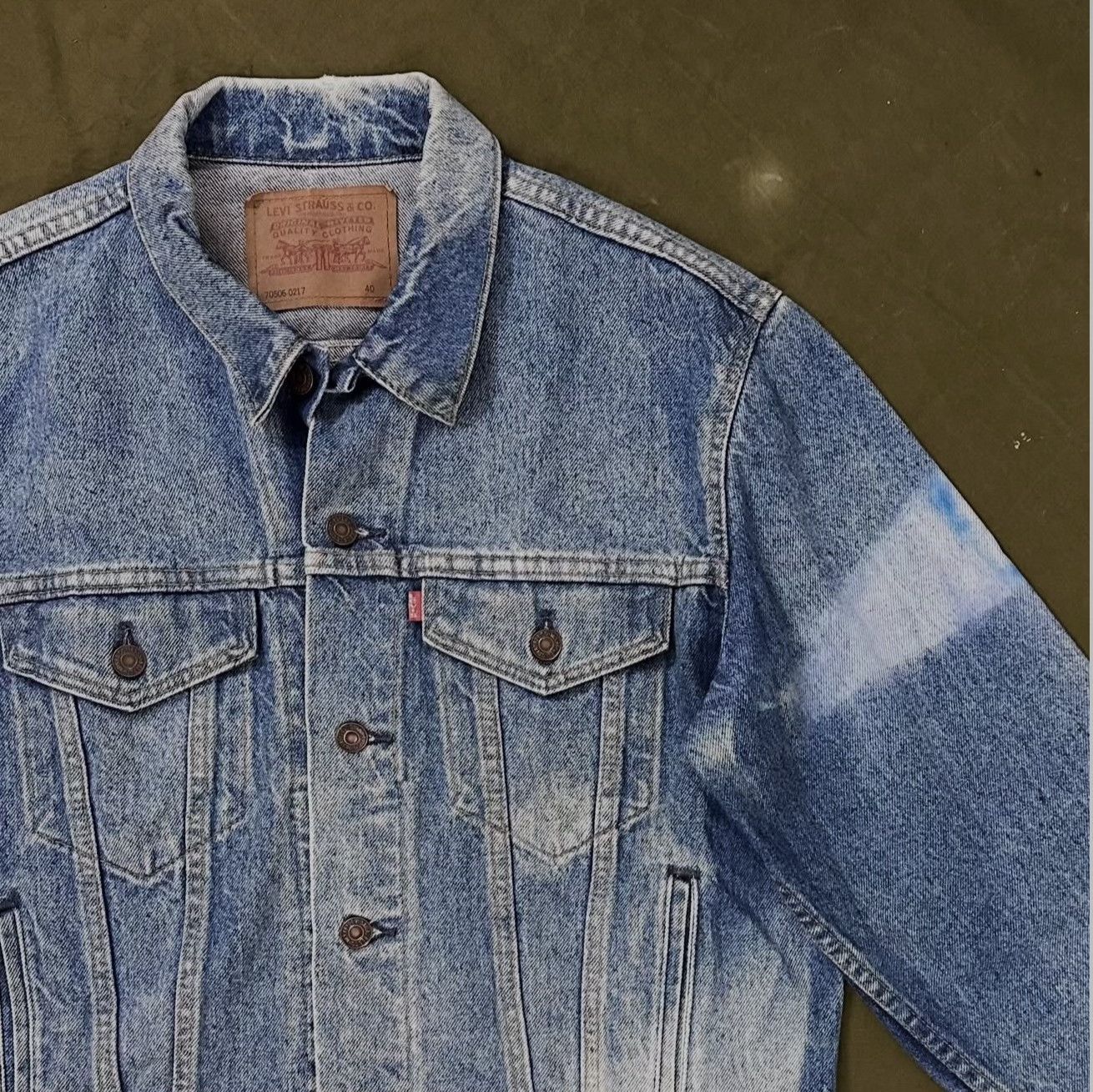 Levi's Vintage 1990s Levi's 70506 Trucker Jacket Size US M / EU 48-50 / 2 - 5 Thumbnail