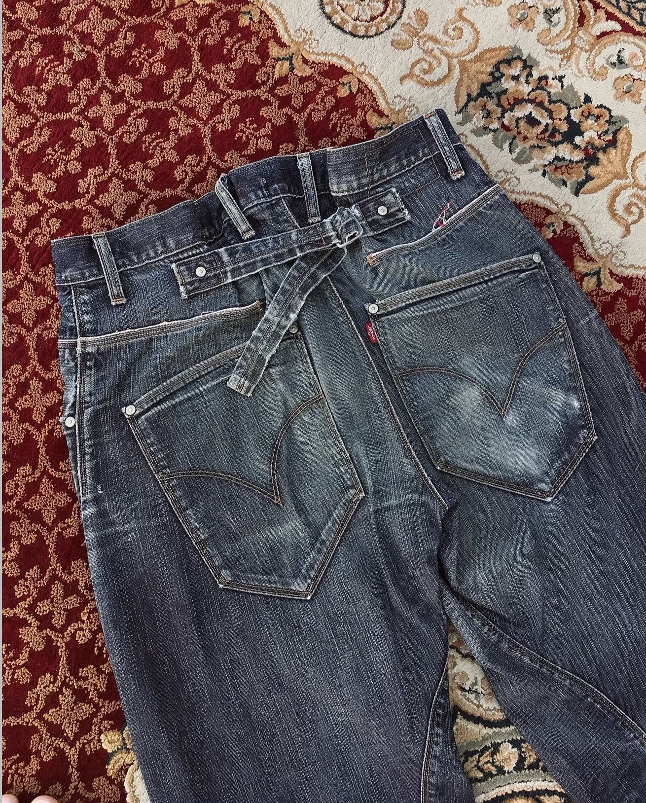 Vintage Vintage 2000s Levi's Engineered Jeans LEJ Size US 36 / EU 52 - 2 Thumbnail
