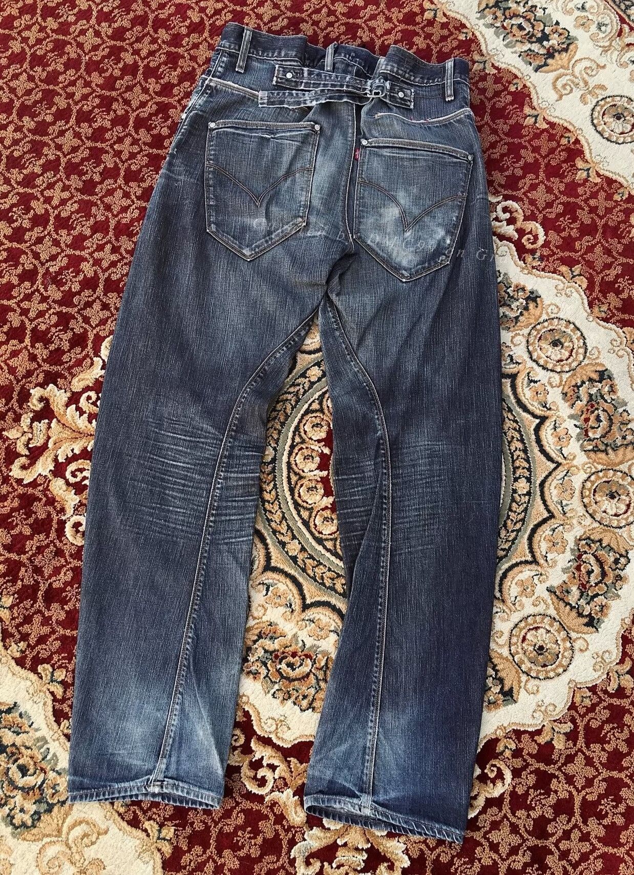 Vintage Vintage 2000s Levi's Engineered Jeans LEJ Size US 36 / EU 52 - 5 Thumbnail