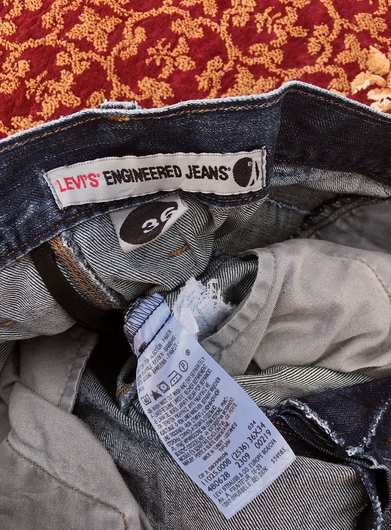 Vintage Vintage 2000s Levi's Engineered Jeans LEJ Size US 36 / EU 52 - 9 Thumbnail