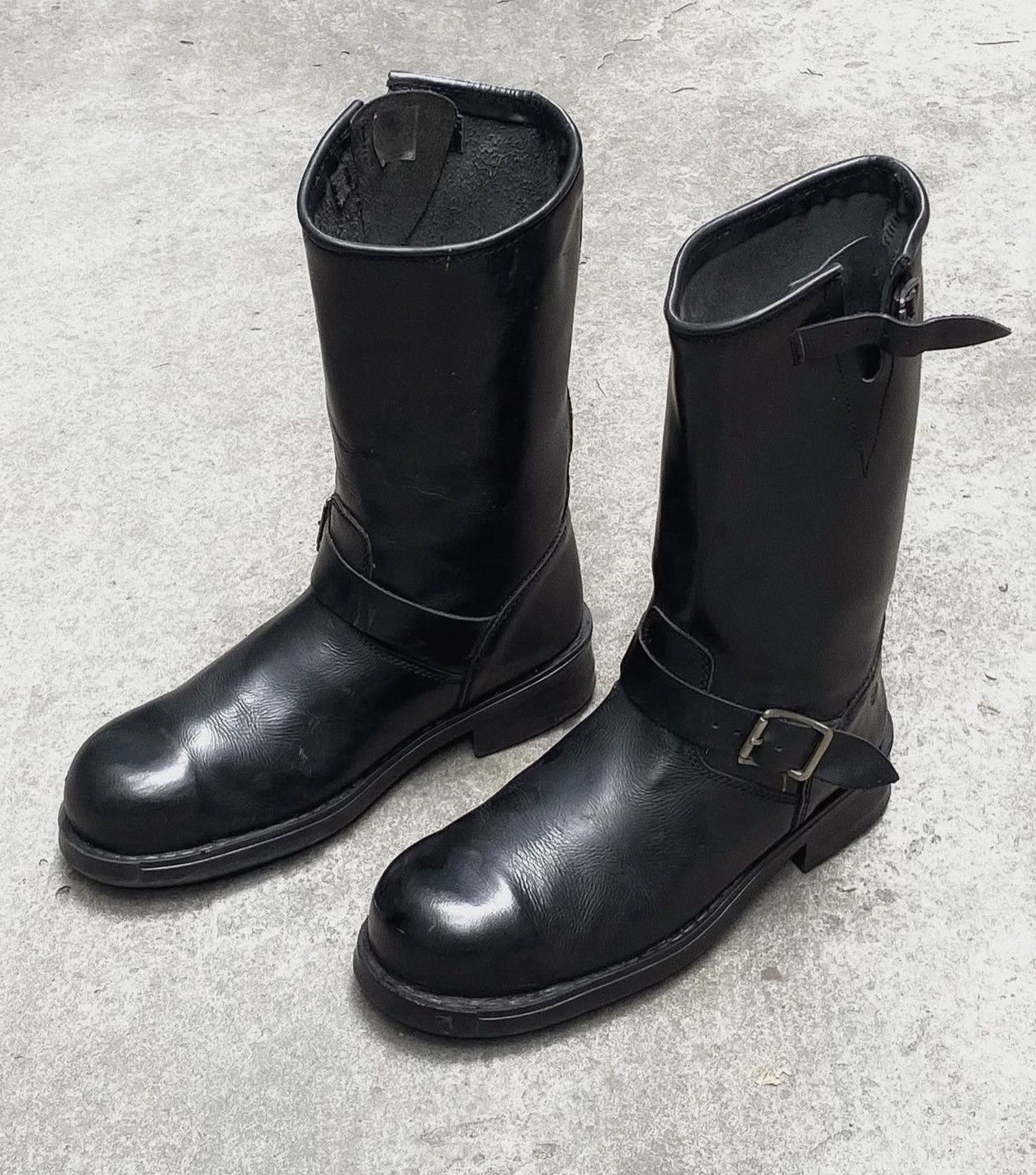Versace Vintage Versace 1990s Steel Toe Engineer Boots Size US 9 / EU 42 - 4 Thumbnail