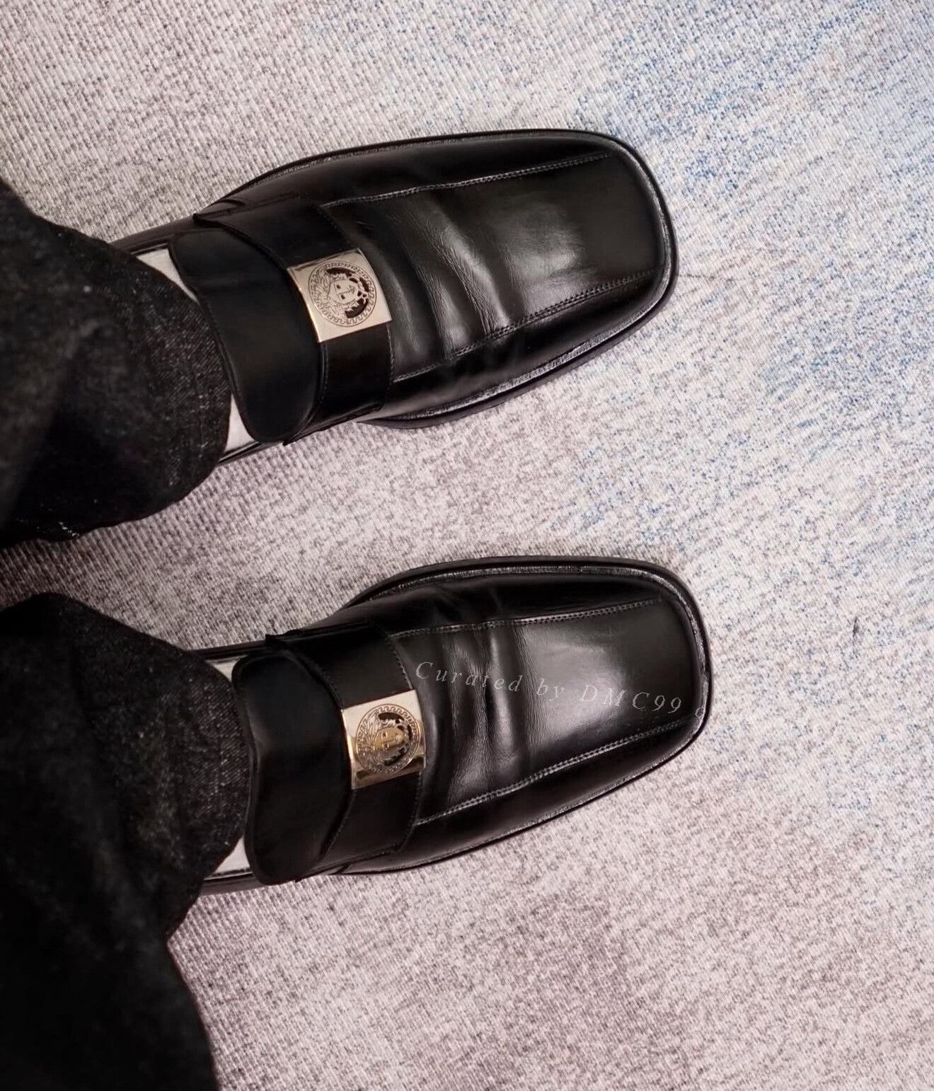 Vintage Vintage Gianni Versace Black Leather Loafer Size US 7.5 / EU 40-41 - 6 Thumbnail