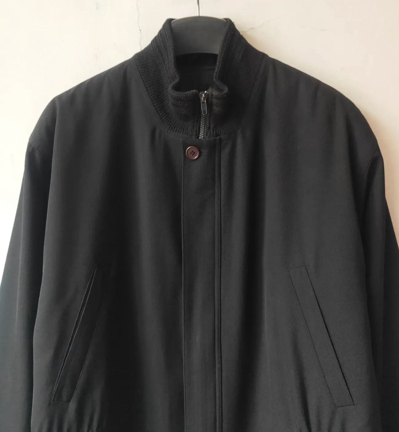 Versace Vintage 80s Gianni Versace Wool Coat Size US M / EU 48-50 / 2 - 2 Thumbnail