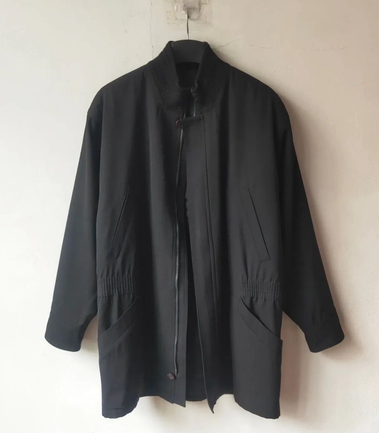 Versace Vintage 80s Gianni Versace Wool Coat Size US M / EU 48-50 / 2 - 5 Thumbnail