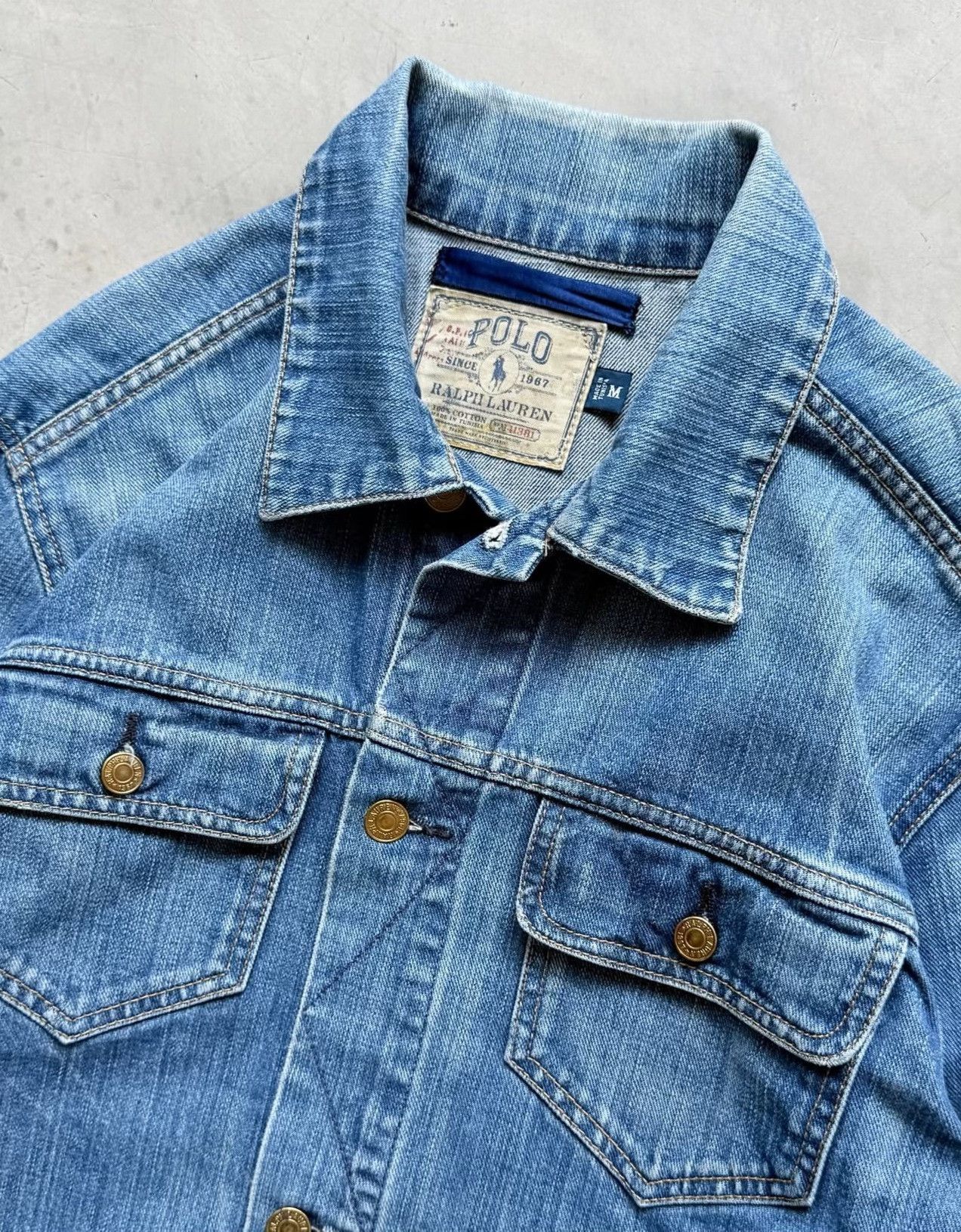 Polo Ralph Lauren Vintage 2007 Polo Ralph Lauren Western Denim Jacket Size US M / EU 48-50 / 2 - 9 Thumbnail