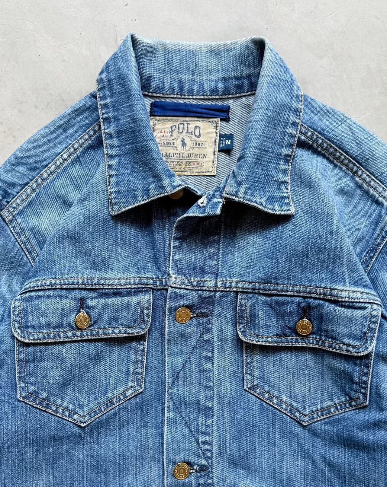Polo Ralph Lauren Vintage 2007 Polo Ralph Lauren Western Denim Jacket Size US M / EU 48-50 / 2 - 3 Thumbnail