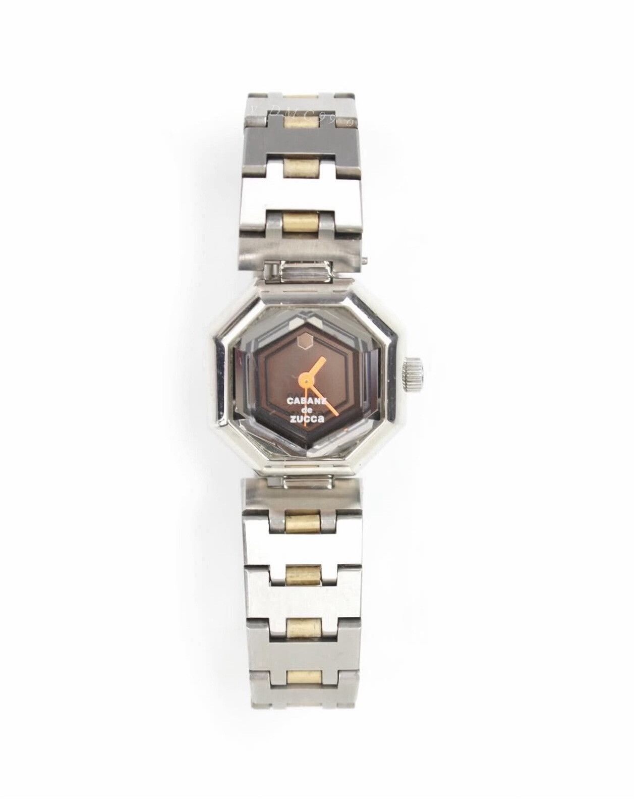 Vintage 2000S CABANE DE ZUCCA HEXAGON CRYSTAL DIAL WATCH Size ONE SIZE - 2 Thumbnail