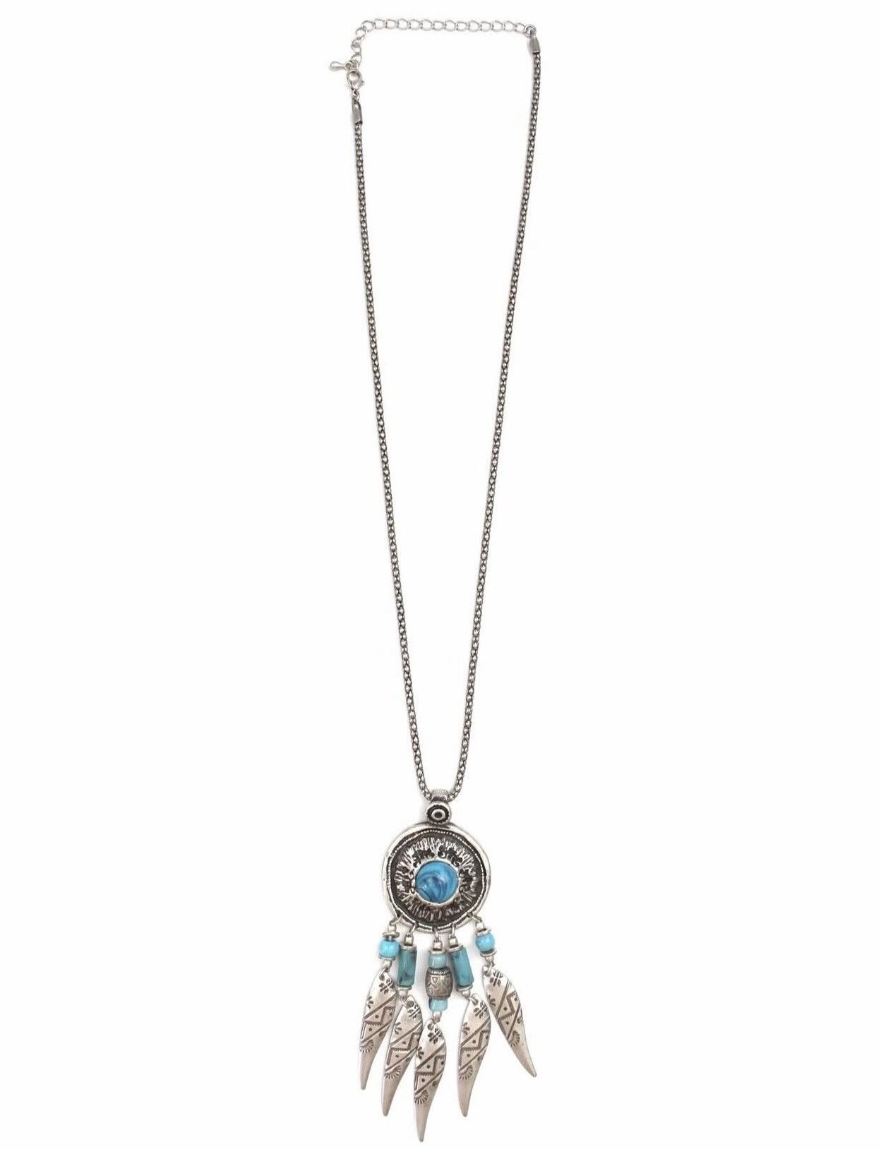 Vintage Vintage G.O.A 2000S Tribal Dreamcatcher Pendant Necklace Size ONE SIZE - 2 Thumbnail