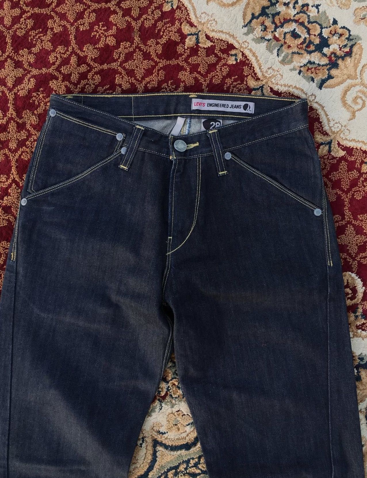 Levi's Vintage 1999 Levi's Engineered Jeans LEJ Size US 31 - 3 Thumbnail