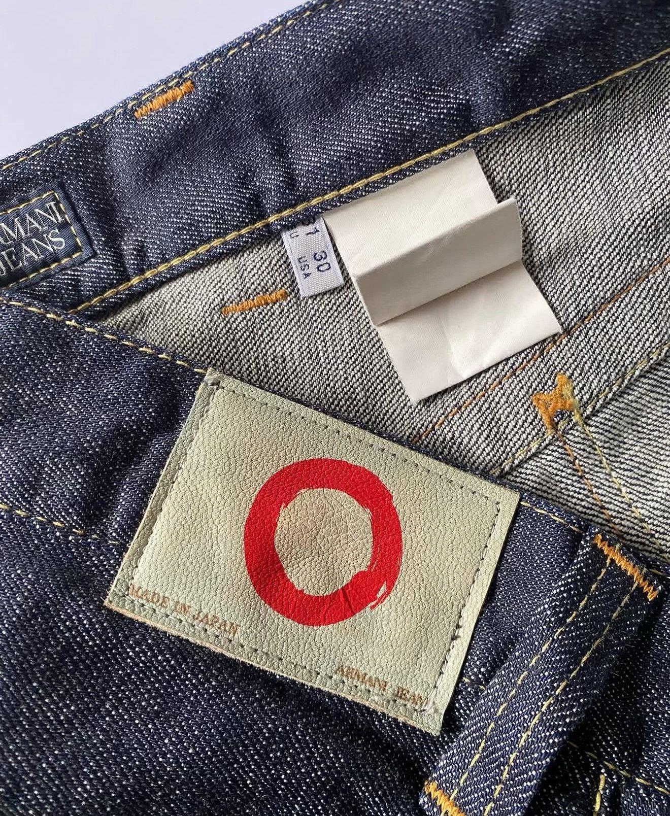 Vintage Vintage Armani 2000s Indigo 007 Jeans Size US 32 / EU 48 - 5 Thumbnail