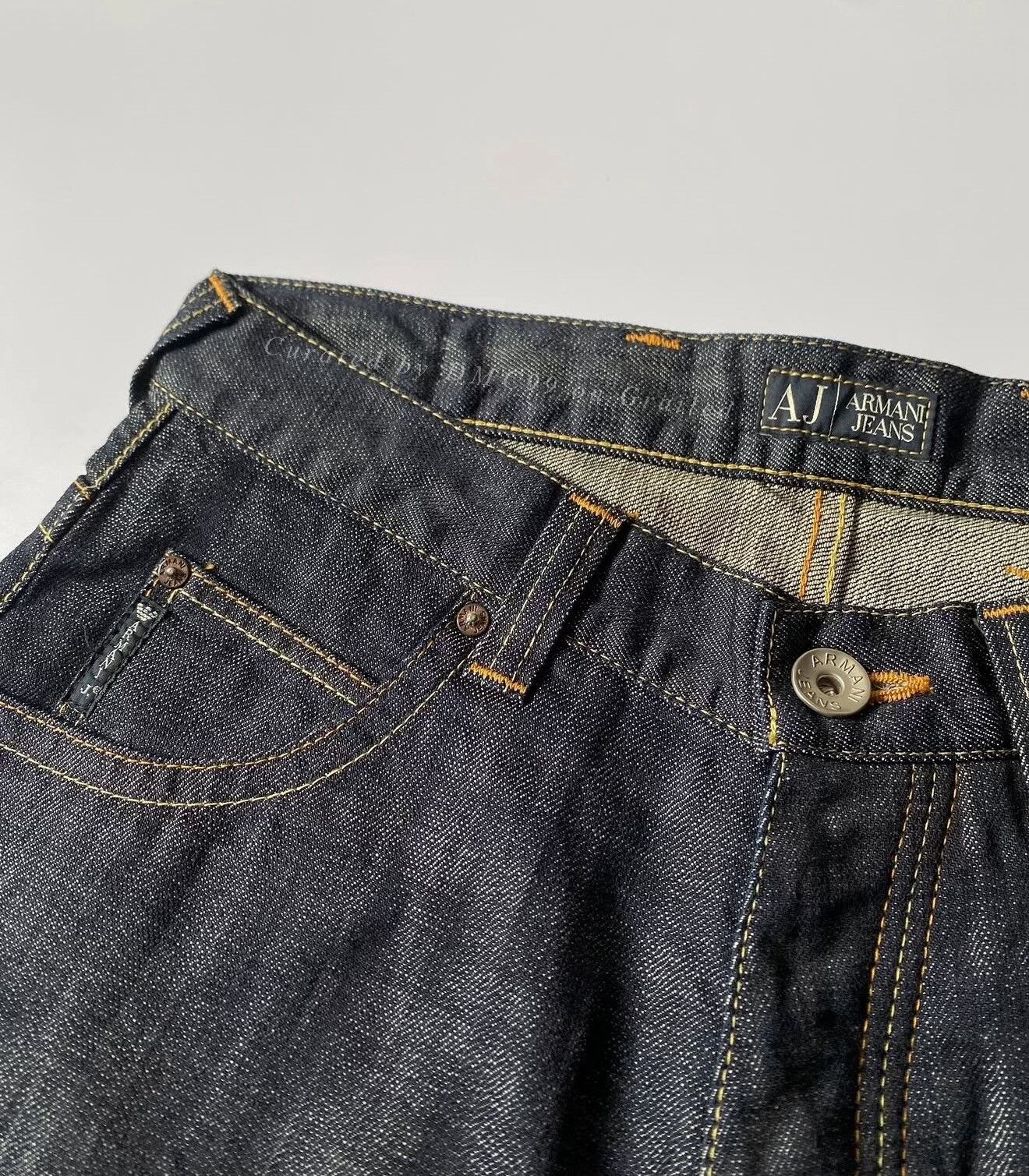 Vintage Vintage Armani 2000s Indigo 007 Jeans Size US 32 / EU 48 - 8 Thumbnail