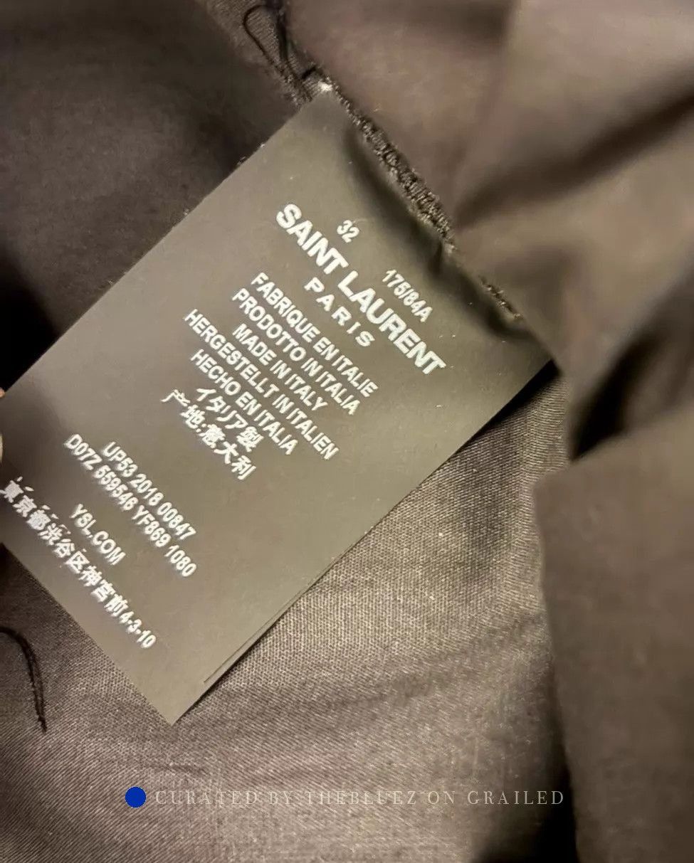 Saint Laurent Paris Black Sequin Jeans in Size 32 Size US 32 / EU 48 - 6 Thumbnail