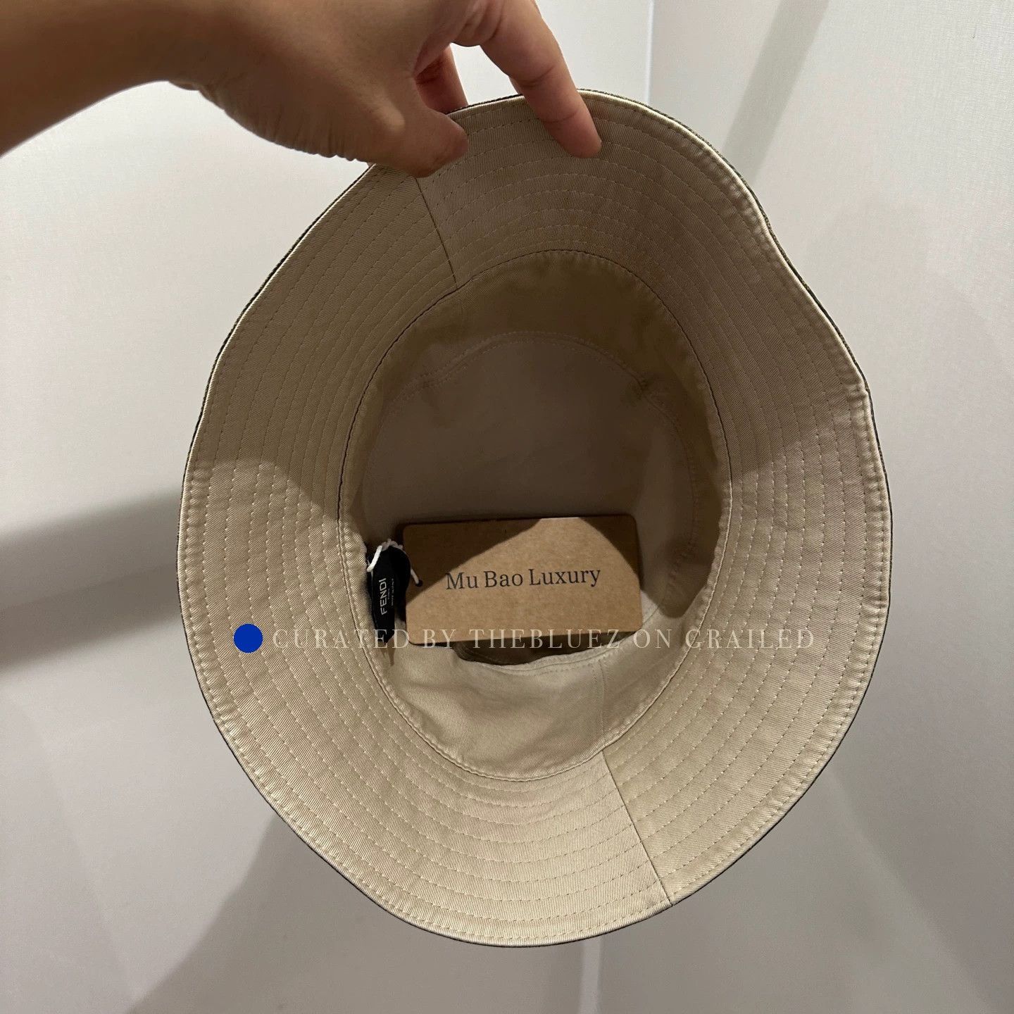 Fendi Brown Full Print Bucket Hat Size ONE SIZE - 3 Thumbnail