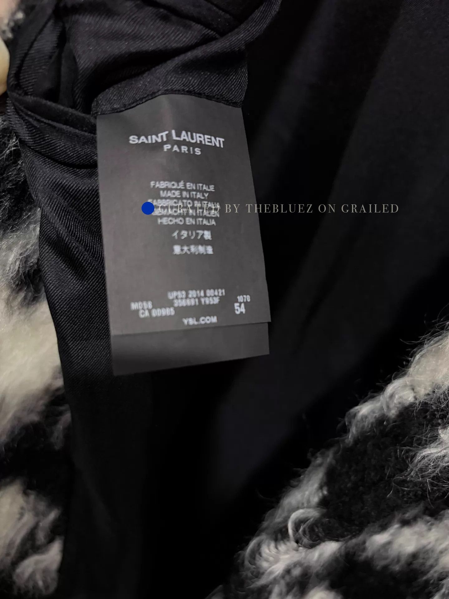 Saint Laurent Paris Multi-Colored Houndstooth Overcoat Size US L / EU 52-54 / 3 - 6 Thumbnail