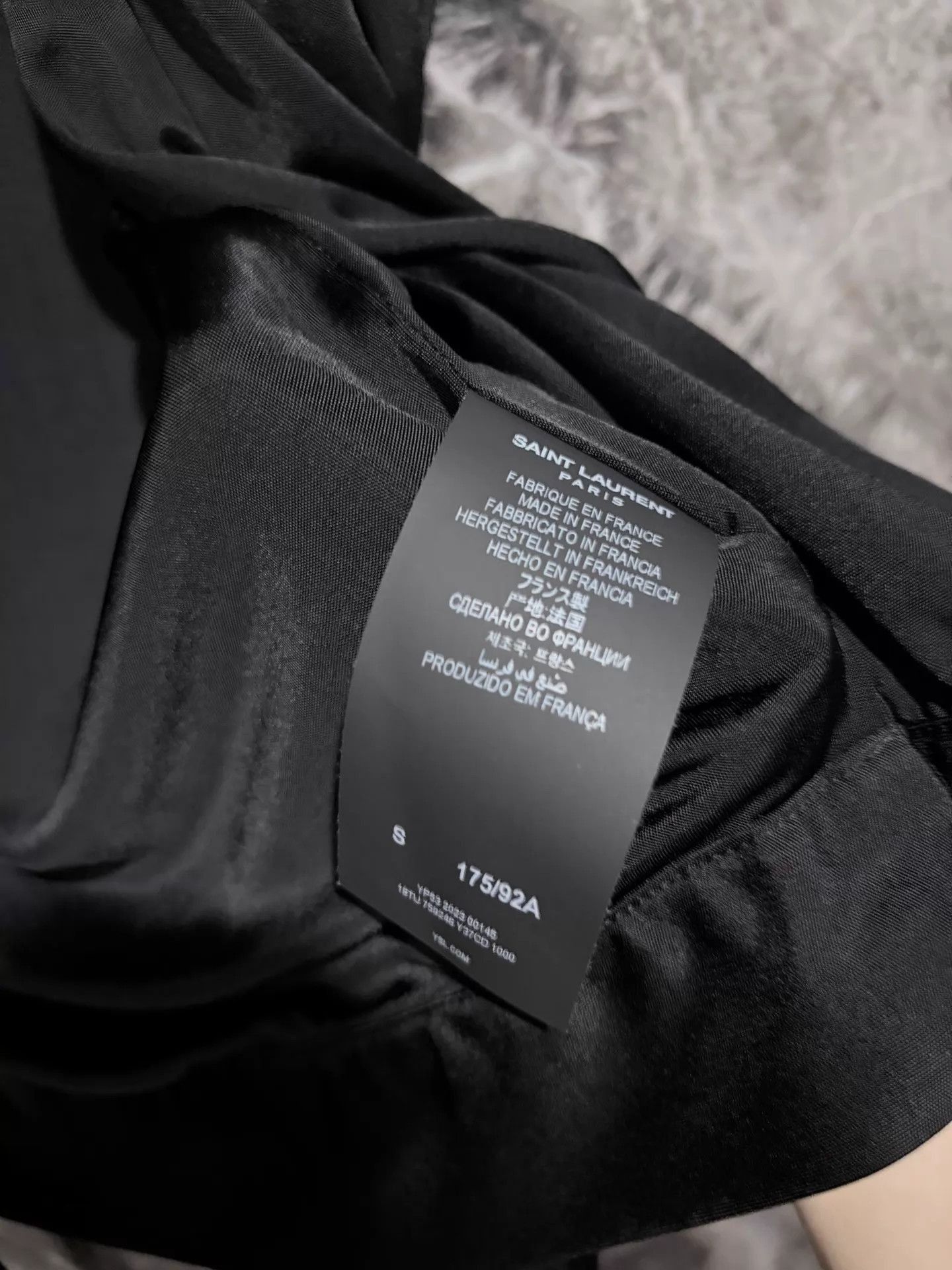 Saint Laurent Paris Satin Tie Vest in Black Size US S / EU 44-46 / 1 - 6 Thumbnail