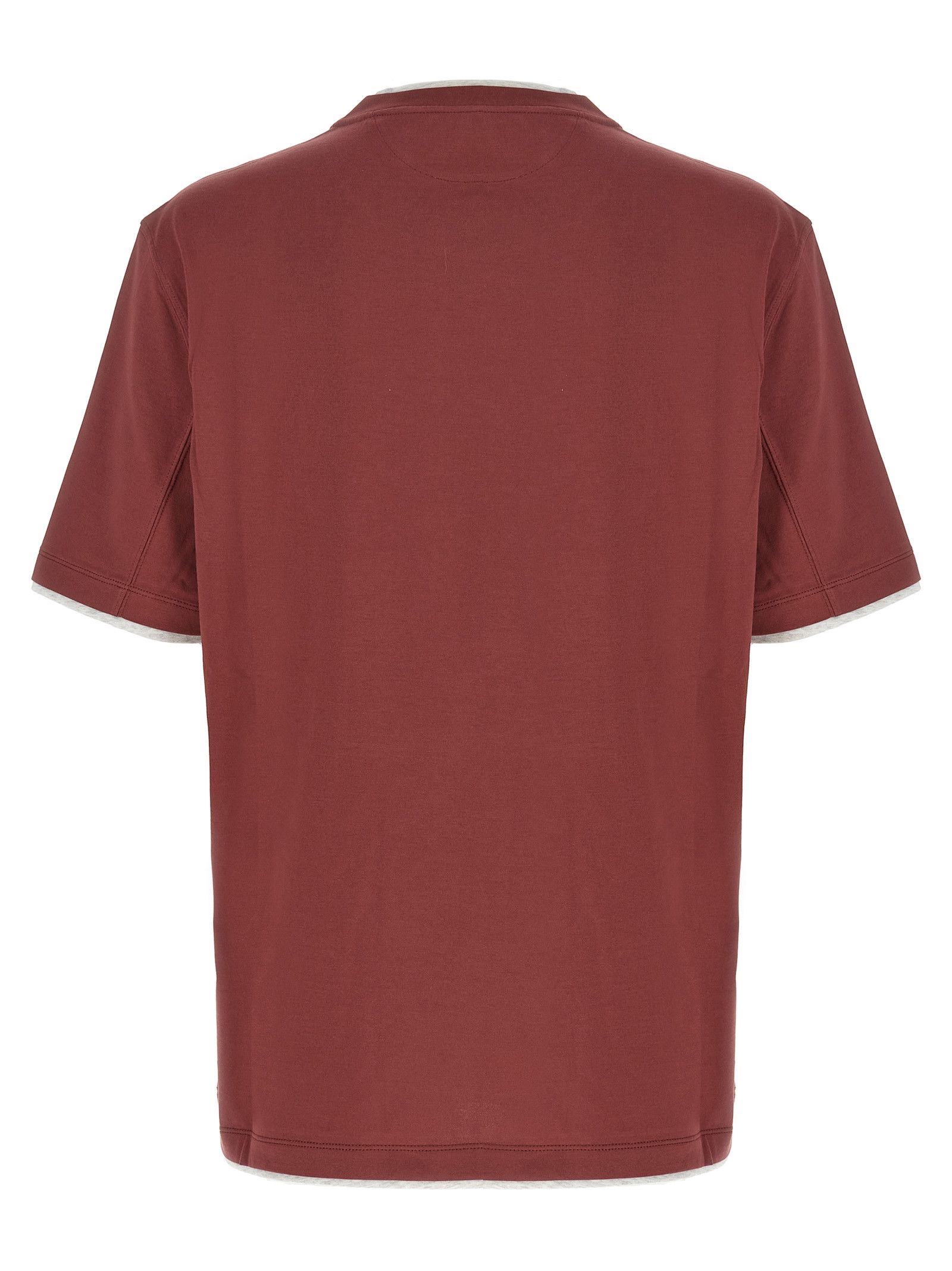 Brunello Cucinelli Double layer t-shirt Size US M / EU 48-50 / 2 - 2 Thumbnail