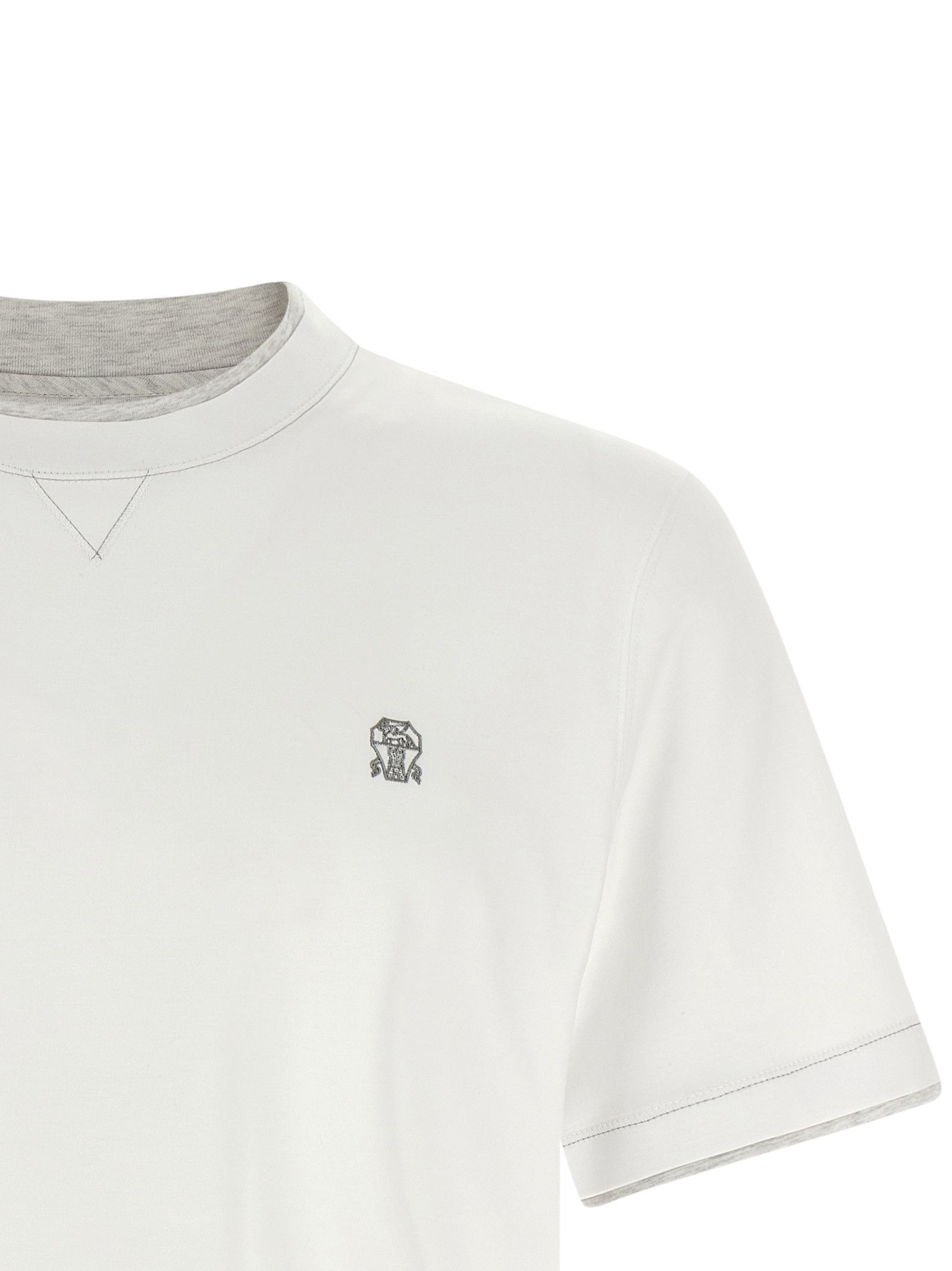 Brunello Cucinelli Double layer t-shirt Size US XS / EU 42 / 0 - 3 Thumbnail