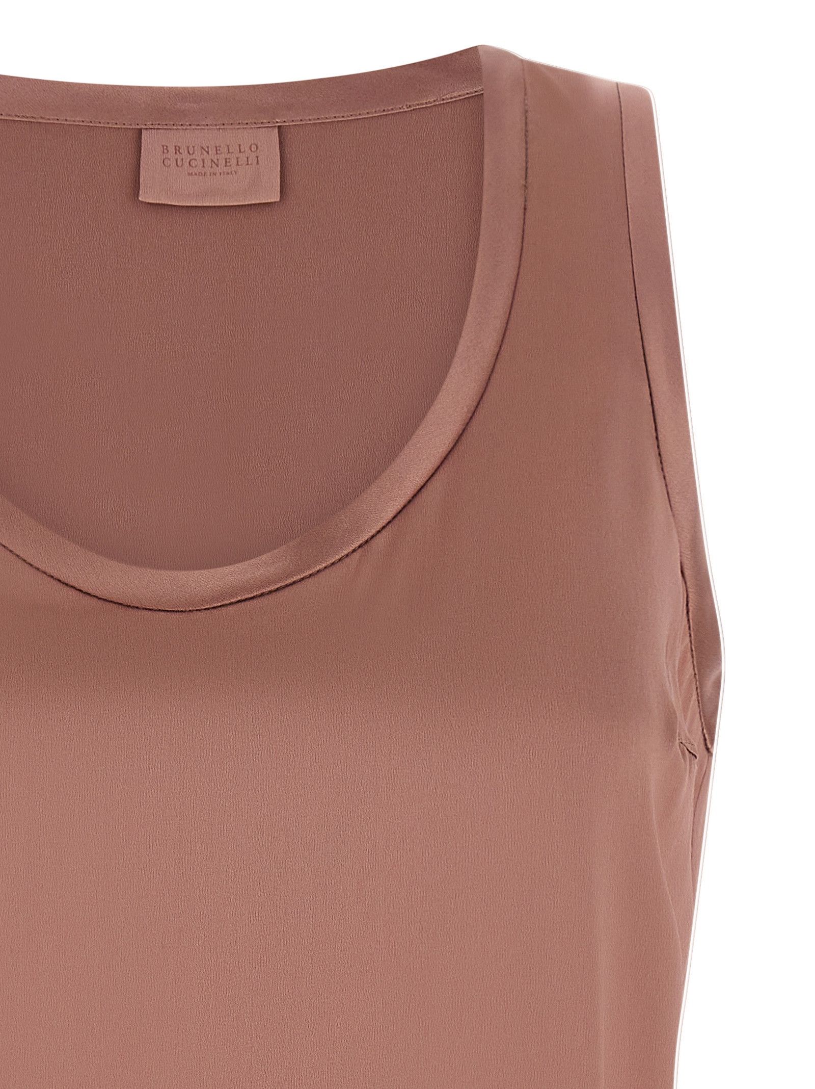 Brunello Cucinelli Satin top Size XS / US 0-2 / IT 36-38 - 3 Thumbnail