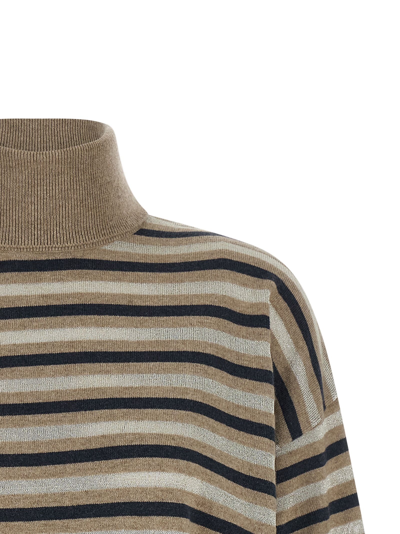 Brunello Cucinelli 'Sparkling Stripes' Sweater Size XS / US 0-2 / IT 36-38 - 3 Thumbnail