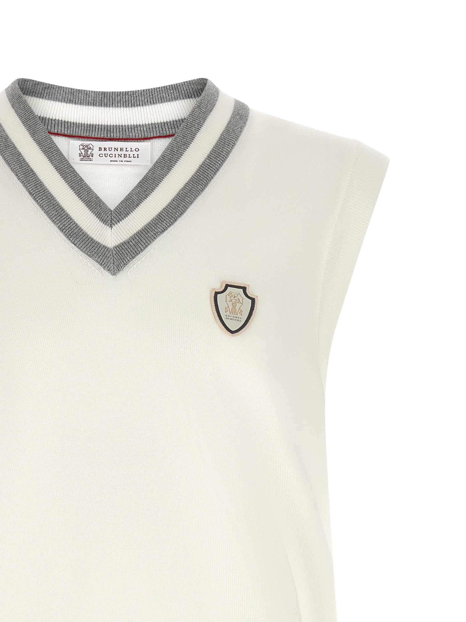 Brunello Cucinelli Logo patch vest Size US S / EU 44-46 / 1 - 3 Thumbnail