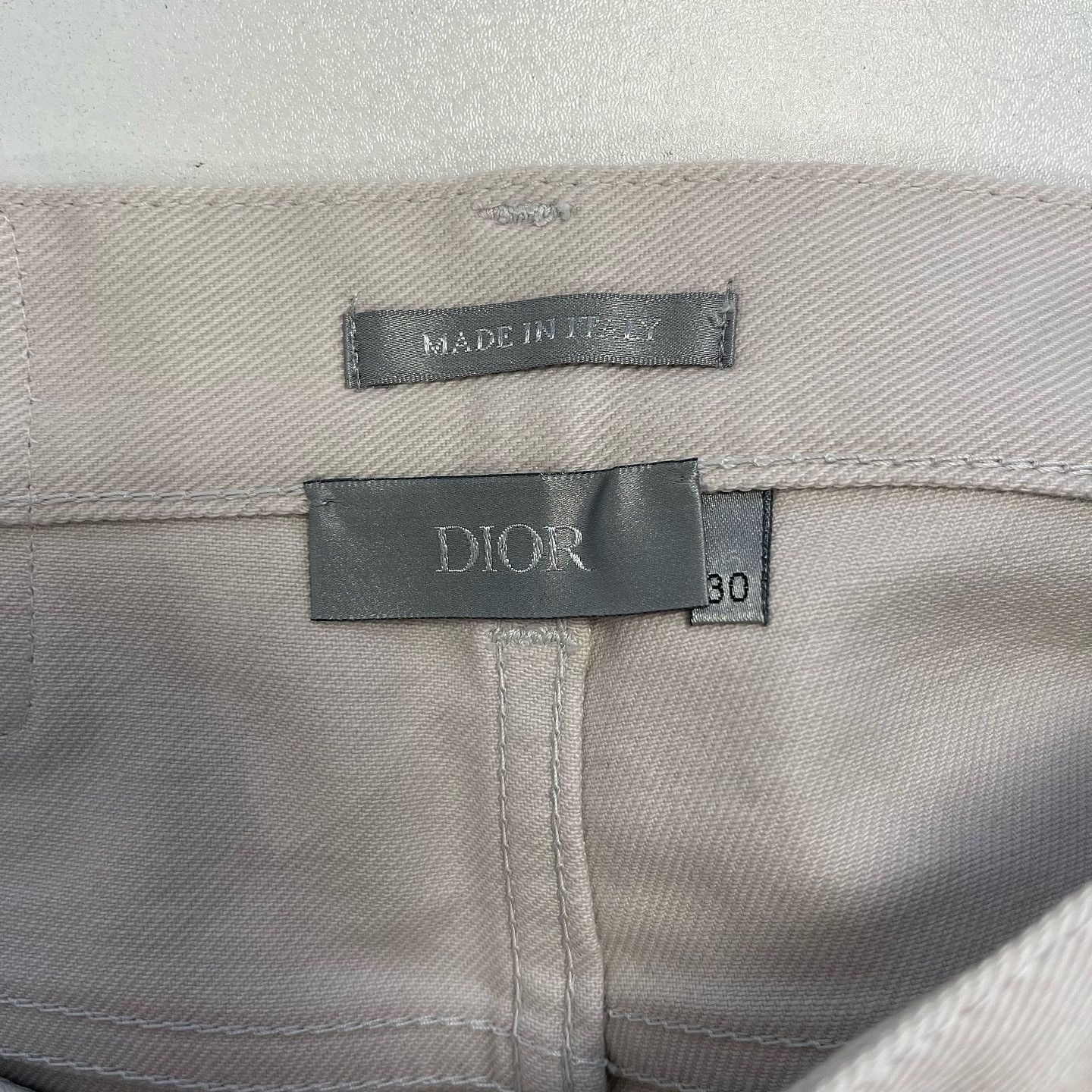 Dior Dior Logo Patch Cotton Casual Pants Size 30 Size US 30 / EU 46 - 3 Thumbnail