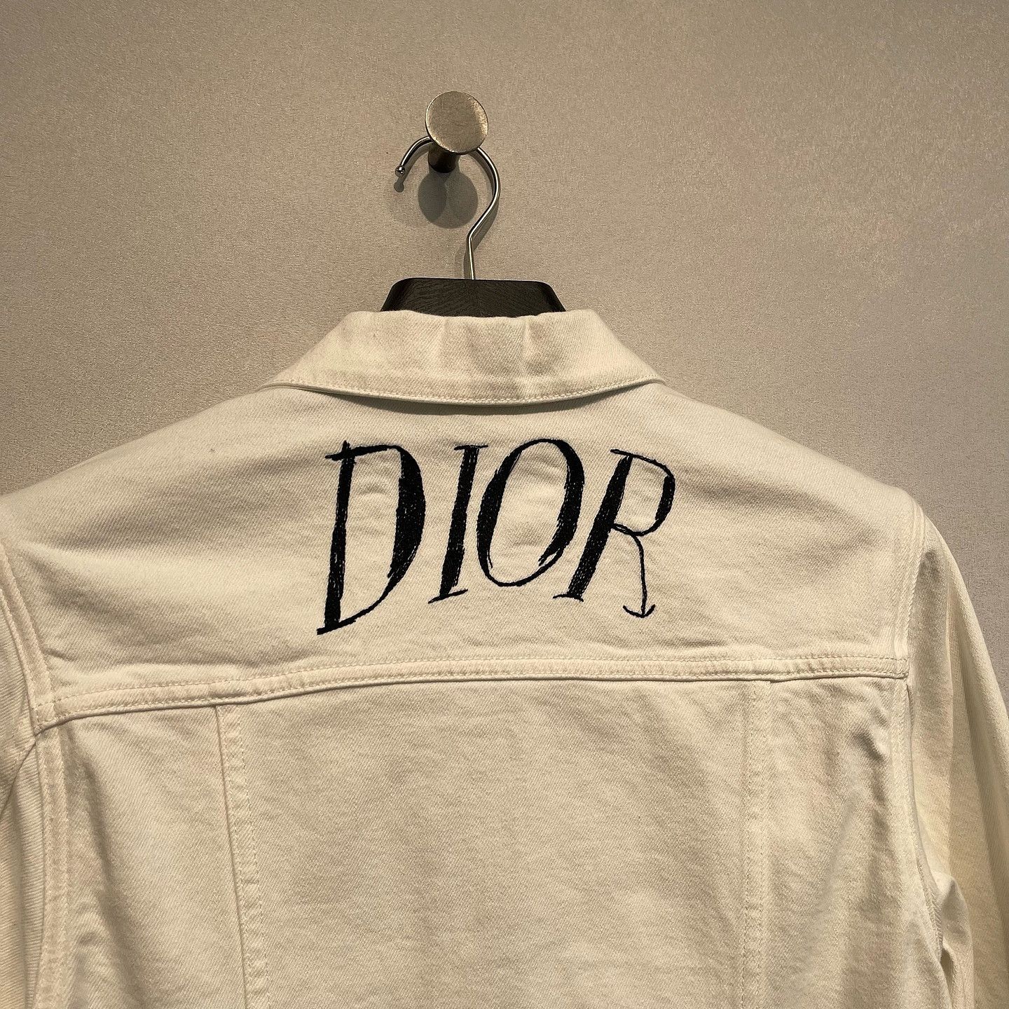 Dior Dior Logo Back Denim Jacket Size S Size US S / EU 44-46 / 1 - 8 Thumbnail