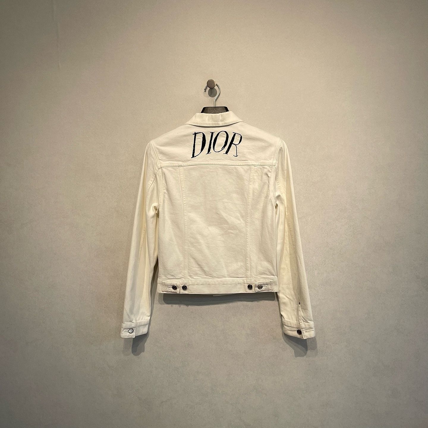 Dior Dior Logo Back Denim Jacket Size S Size US S / EU 44-46 / 1 - 2 Thumbnail