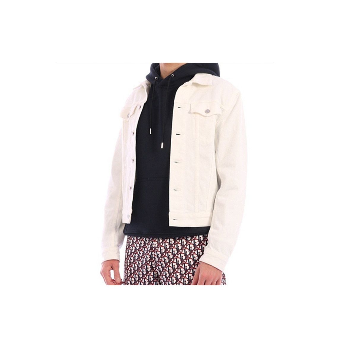Dior Dior Logo Back Denim Jacket Size S Size US S / EU 44-46 / 1 - 9 Thumbnail