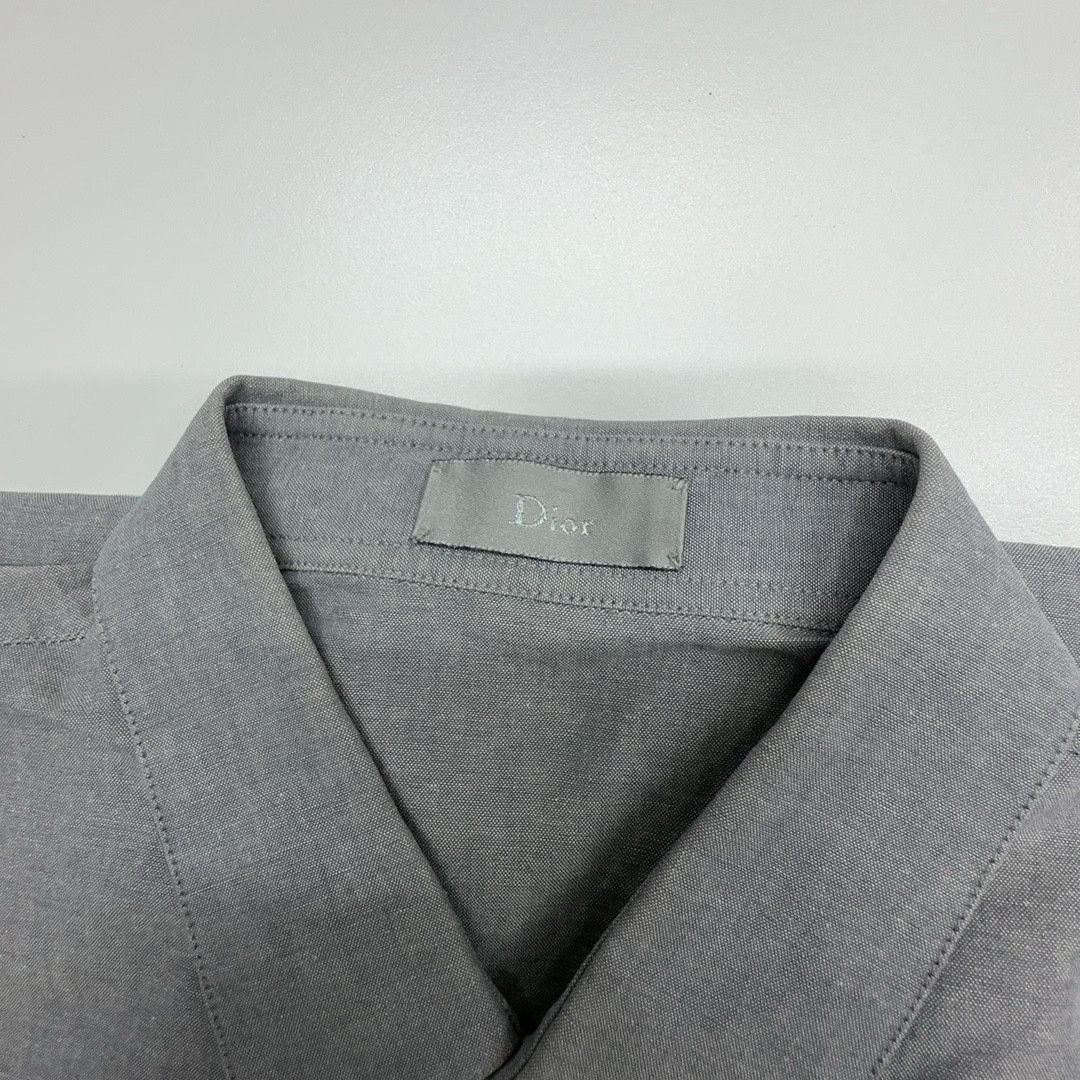 Dior Dior Bee Embroidery Shirt Size M Size US M / EU 48-50 / 2 - 3 Thumbnail