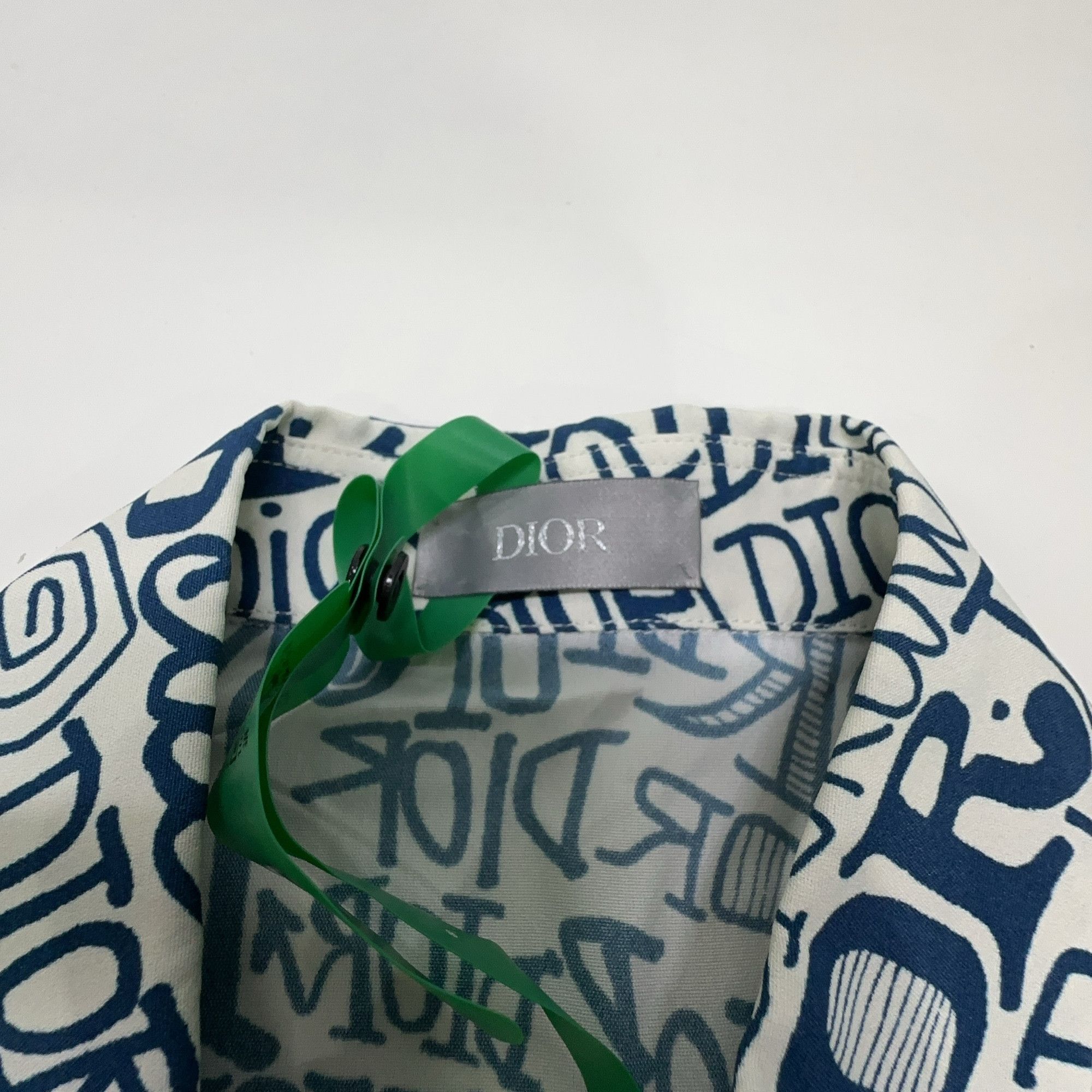 Dior Dior x Shawn Logo Print Shirt Size M Size US M / EU 48-50 / 2 - 3 Thumbnail