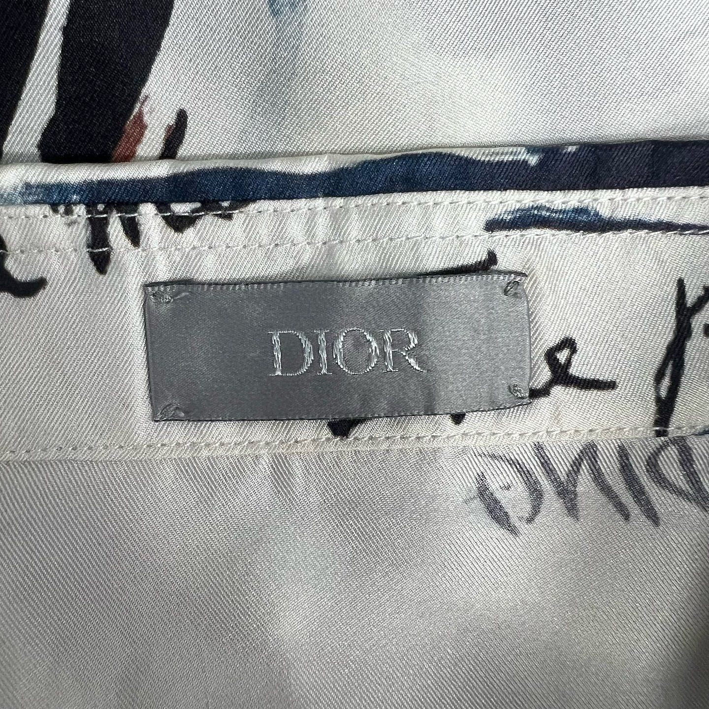 Dior Dior Printed Silk Shirt Size L Size US L / EU 52-54 / 3 - 3 Thumbnail