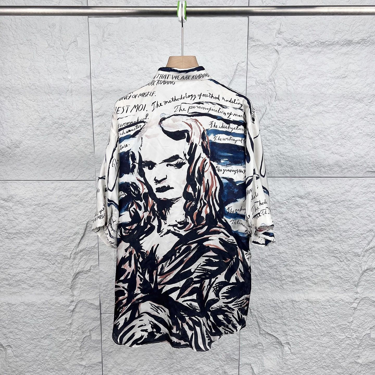 Dior Dior Printed Silk Shirt Size L Size US L / EU 52-54 / 3 - 2 Thumbnail