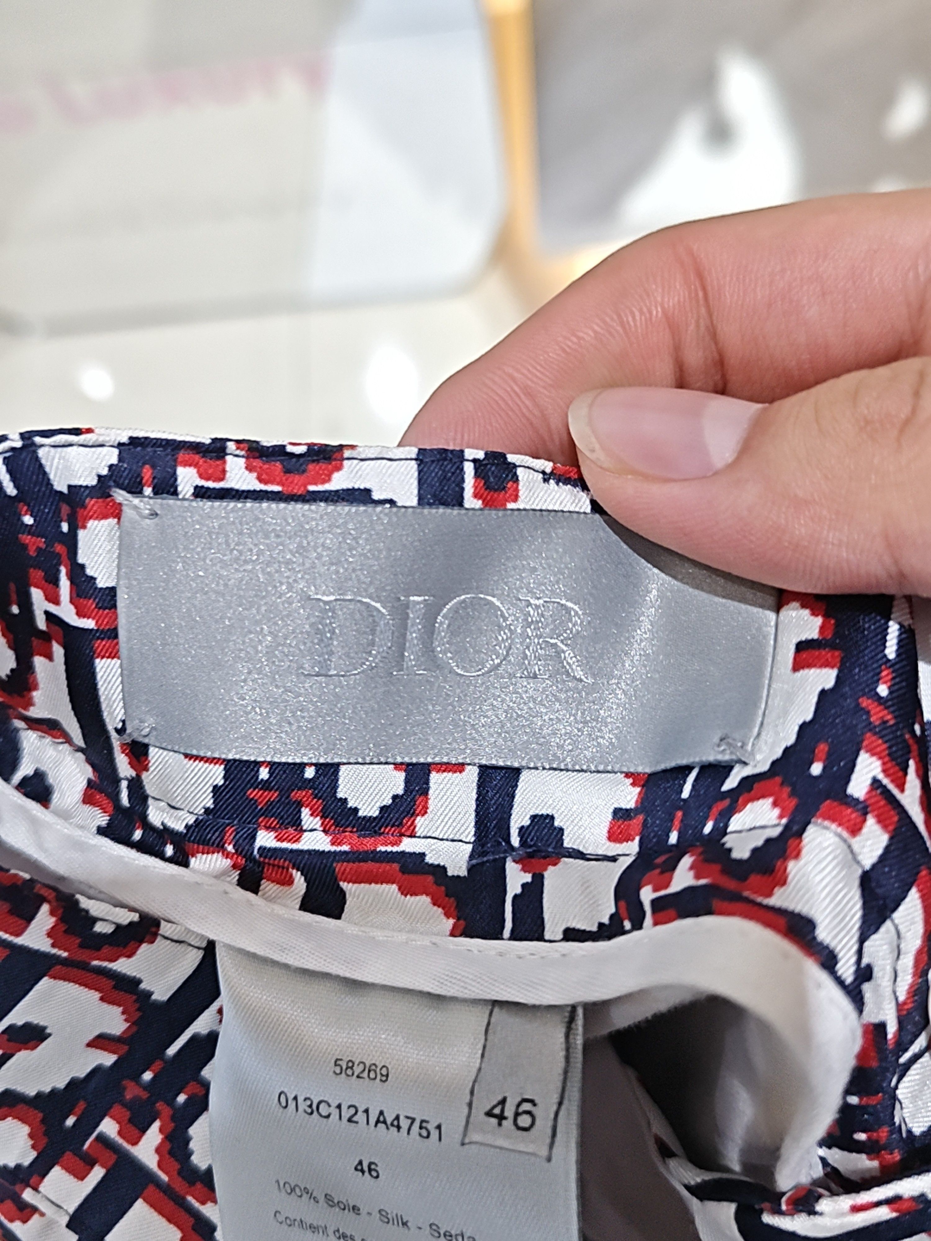 Dior Dior Oblique Silk Shorts Size 30 Size US 30 / EU 46 - 3 Thumbnail